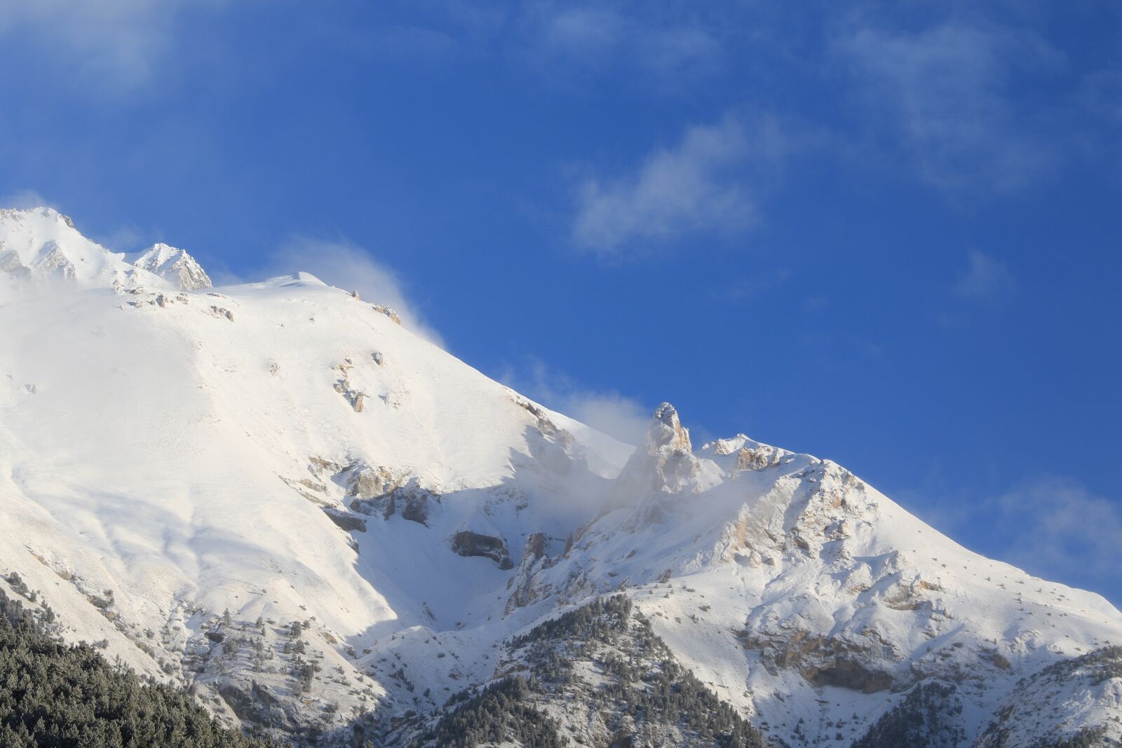 Canon EOS 7D Mark II + Canon EF 70-200mm F4L IS USM sample photo. Mountain, landscape, winter photography