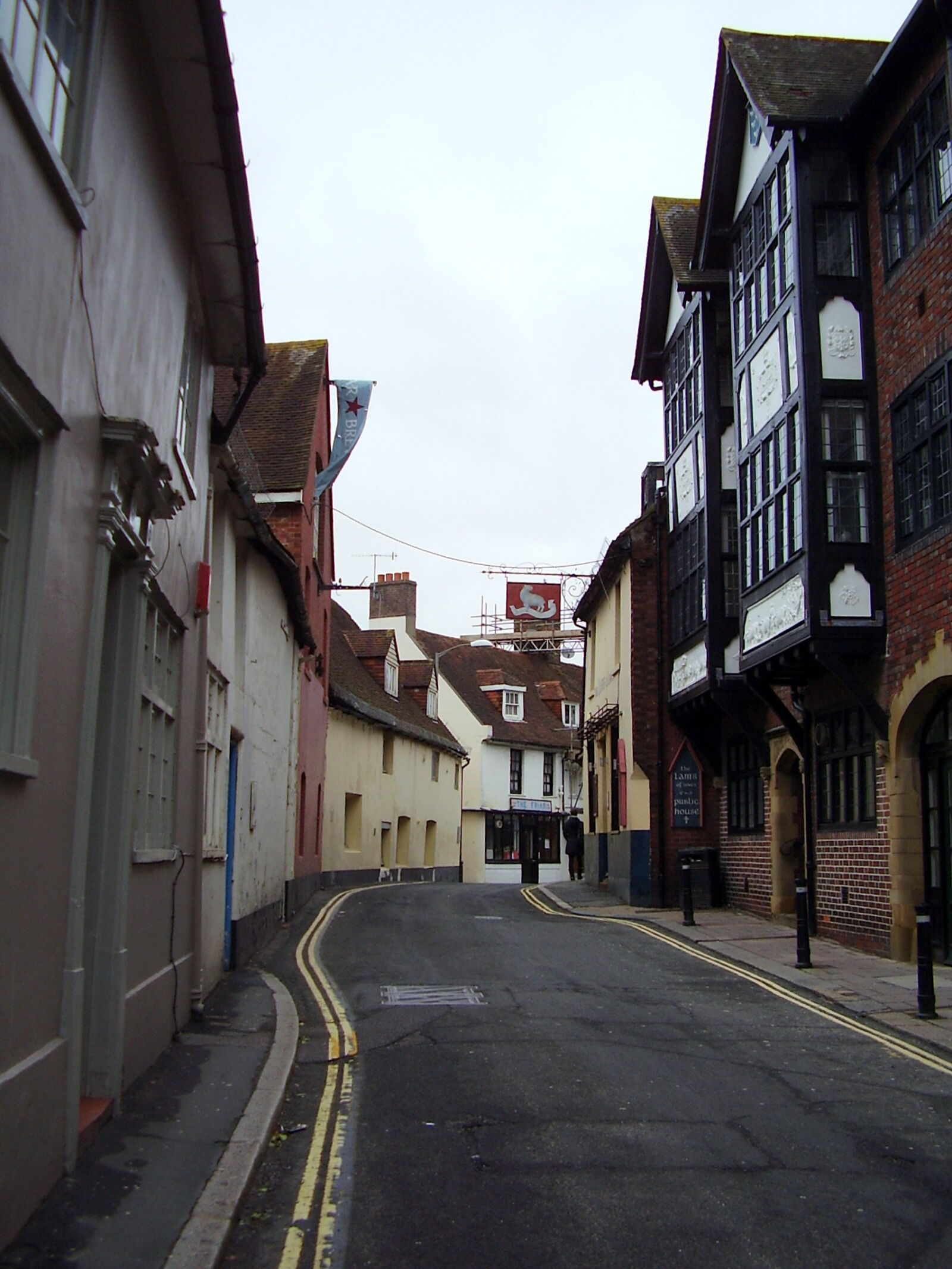 Olympus FE100,X710 sample photo. Lewes, road, street, street photography