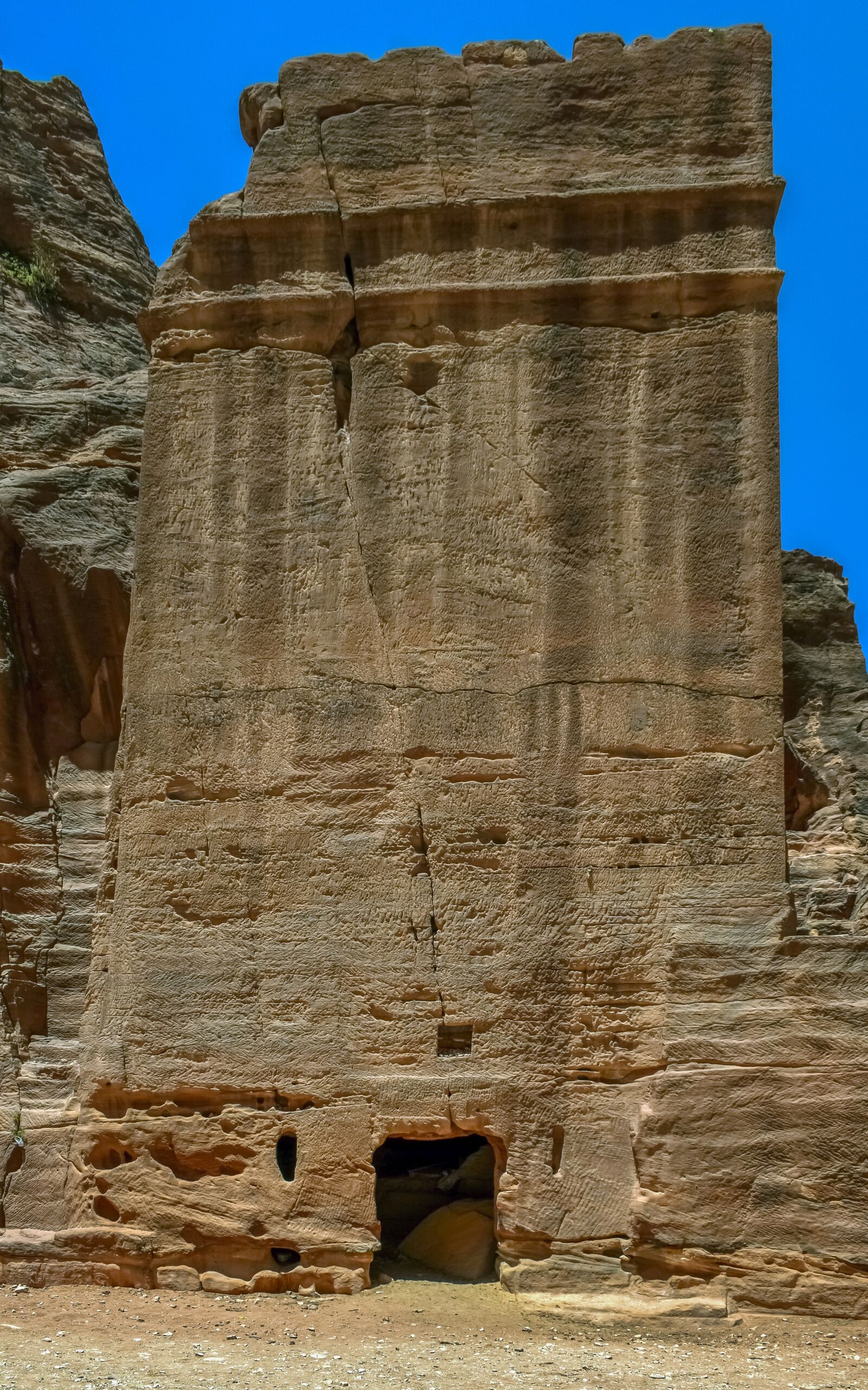 Nikon D3300 sample photo. Petra, jordan, tower photography