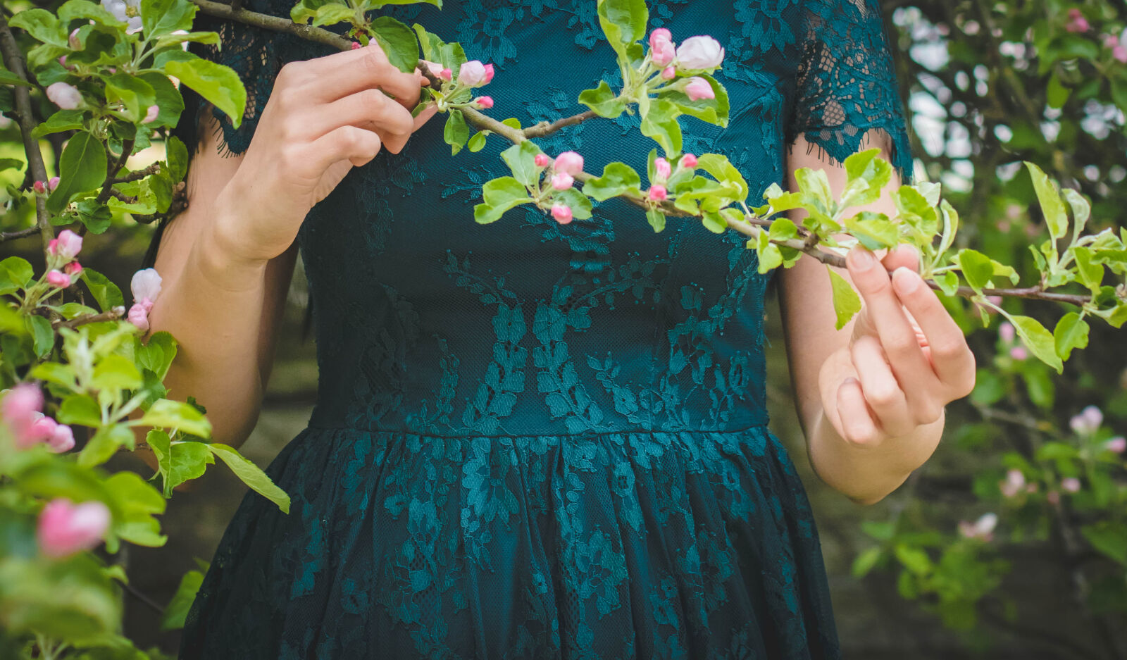 Canon EOS 760D (EOS Rebel T6s / EOS 8000D) sample photo. Woman, holding, green, leafed photography