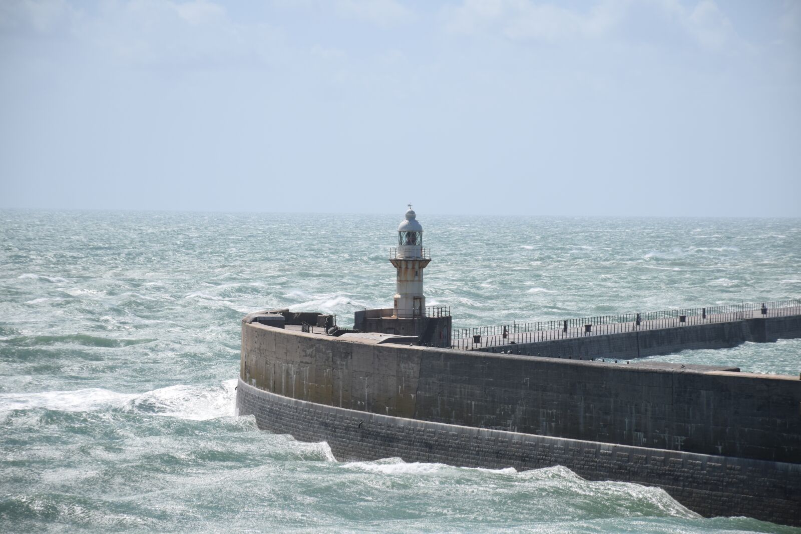 Nikon D3300 sample photo. Lighthouse, pier, sea photography