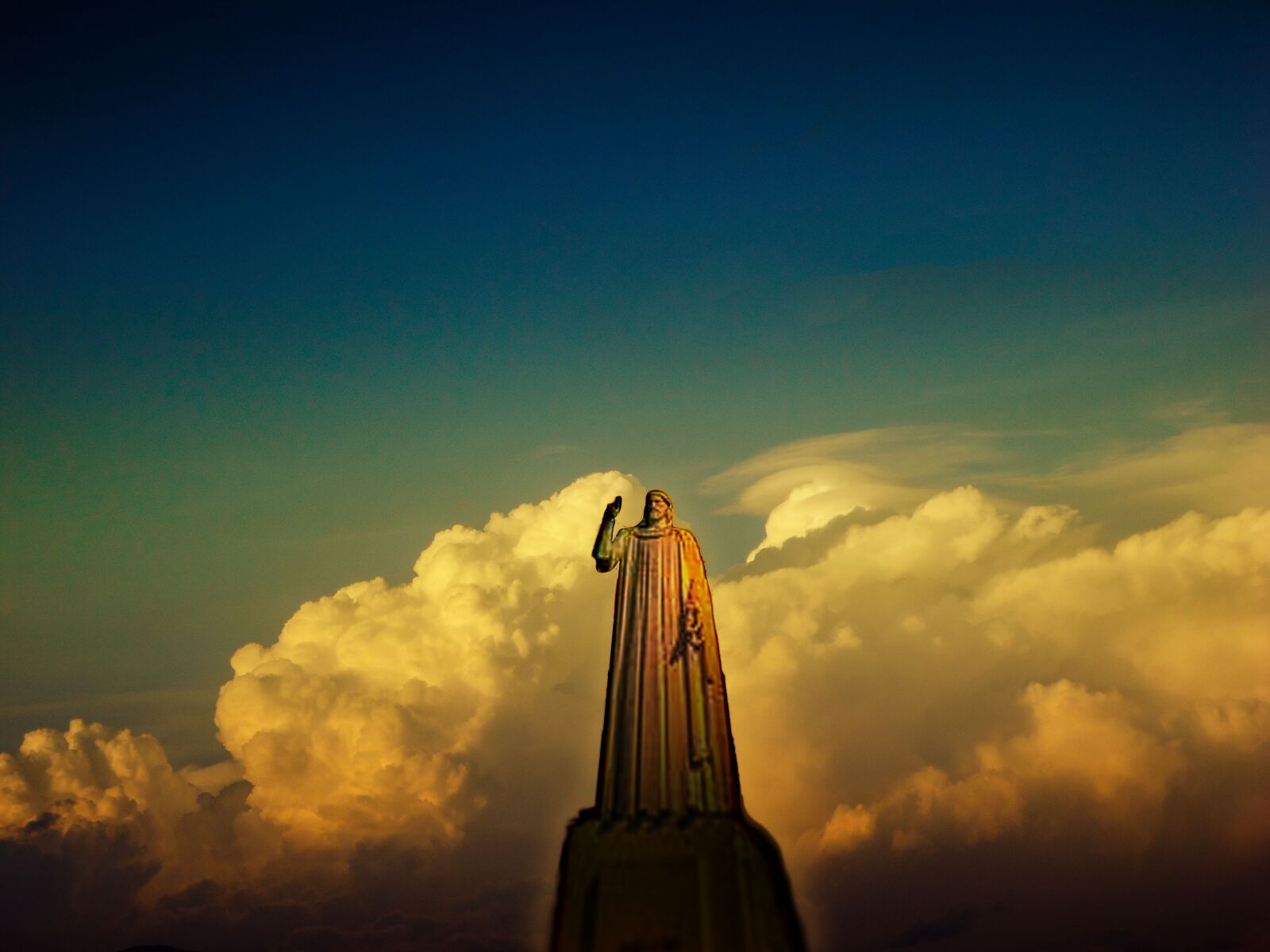 Nikon Coolpix L820 sample photo. Christ bendicente, san javier photography