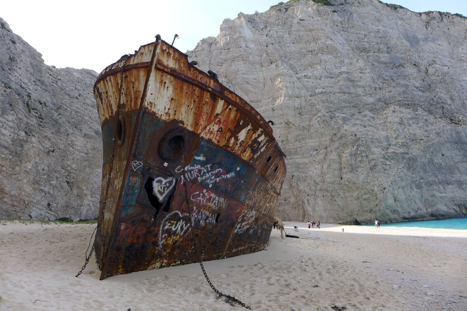 Panasonic Lumix DMC-LX7 sample photo. Shipwreck, greece, rock photography