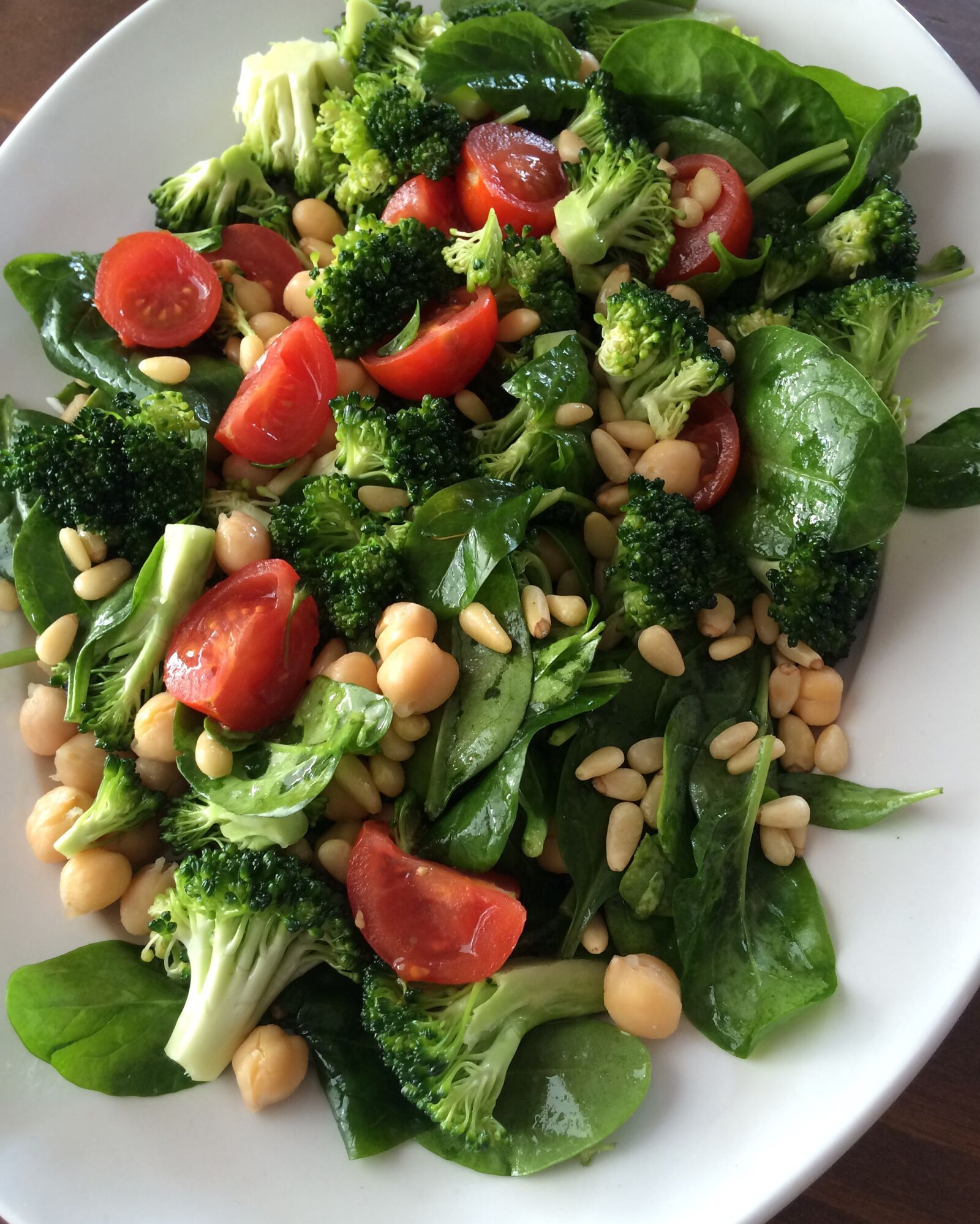 Apple iPhone 5s sample photo. Broccoli, vegan, pine nuts photography