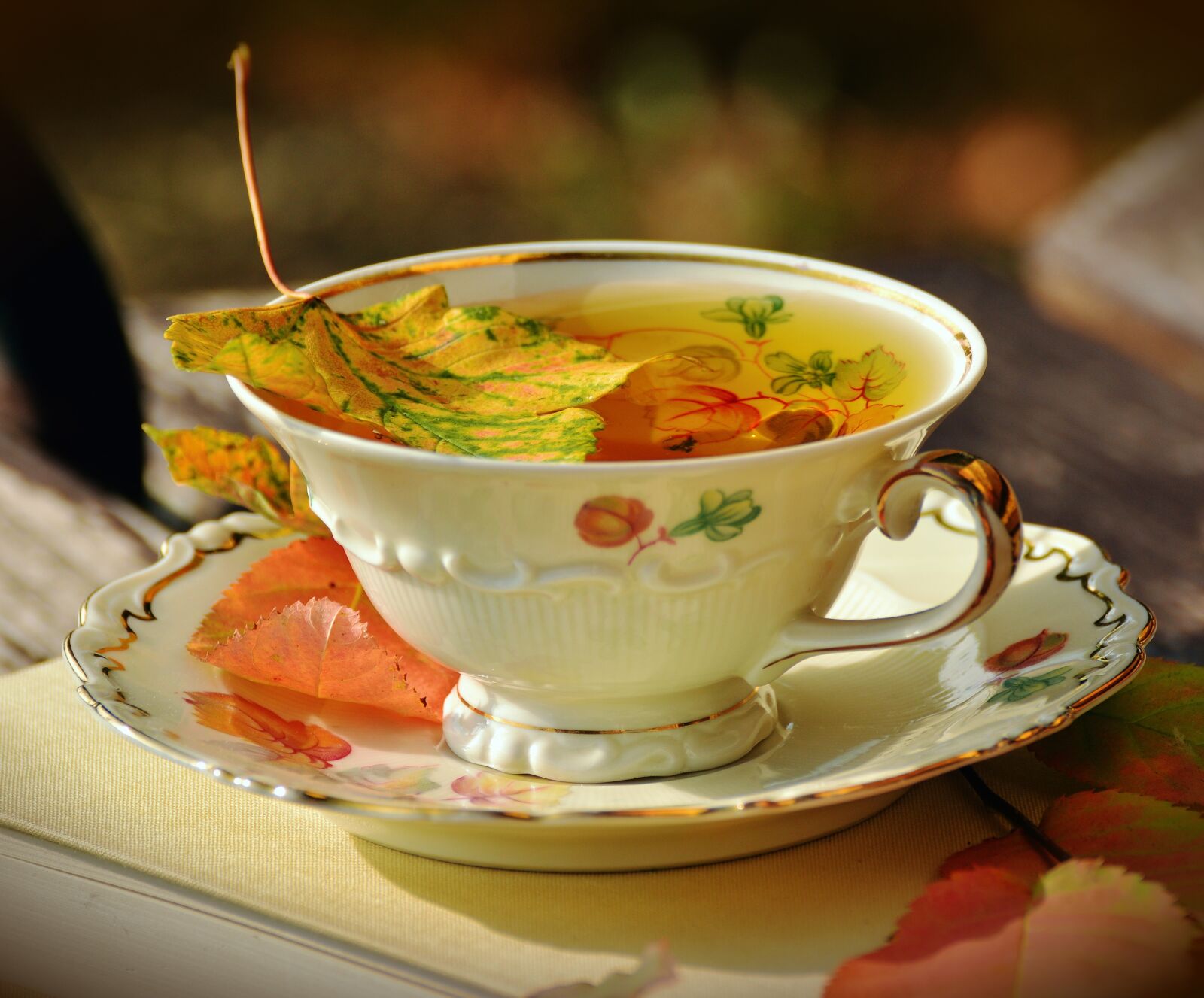 Nikon D5200 sample photo. Tee, teacup, autumn photography