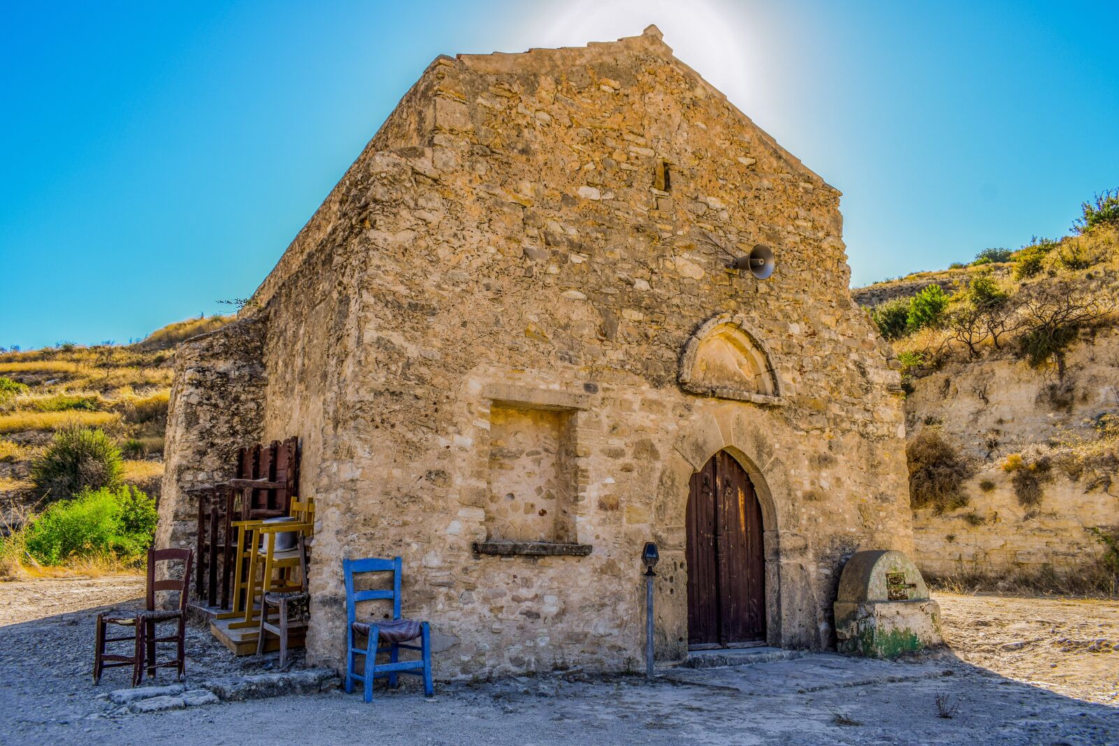 Nikon D3300 sample photo. Cyprus, ayia elissavet, chapel photography