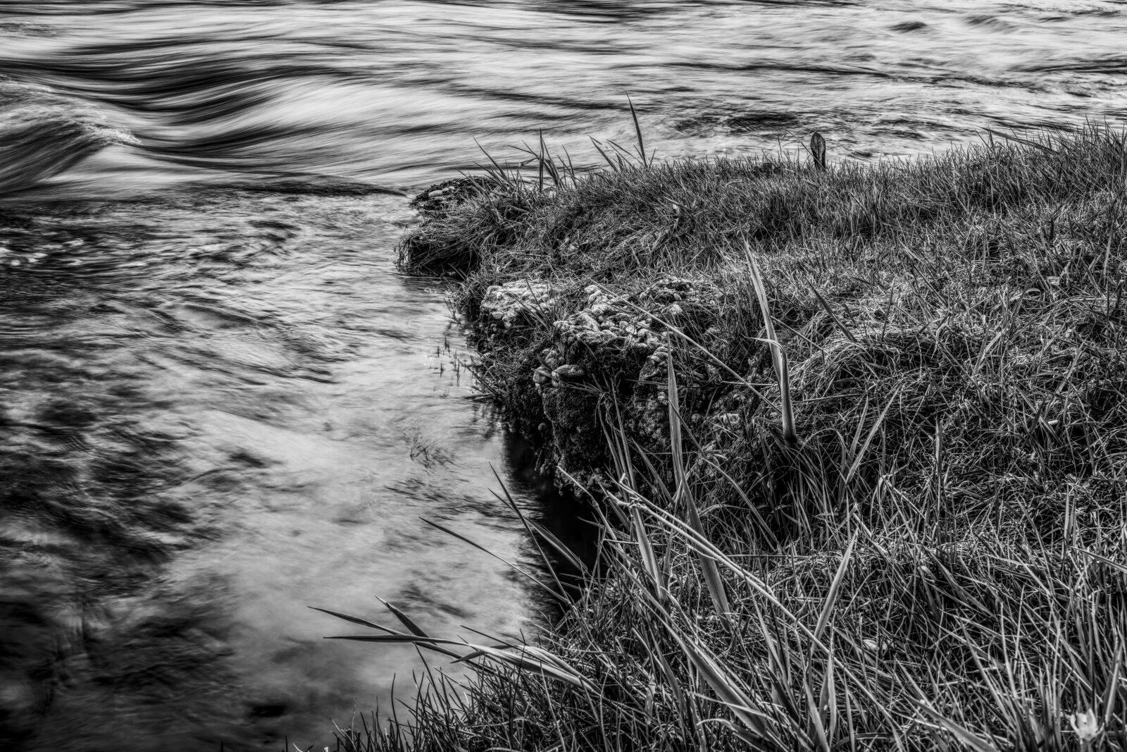 Sigma 30mm F2.8 EX DN sample photo. Dramatic, water, grass photography
