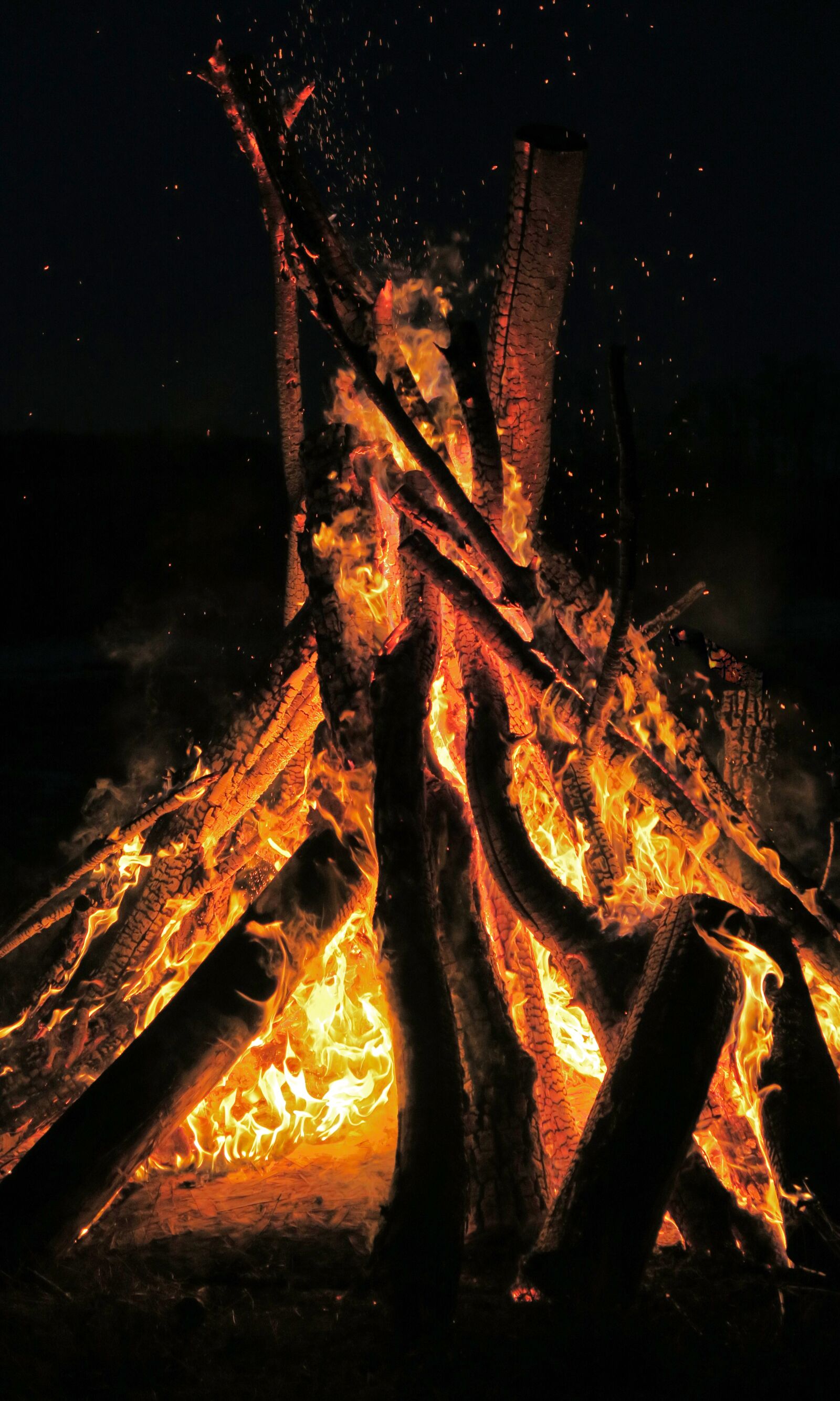 Canon PowerShot G7 X sample photo. Fire, bonfire, flame photography