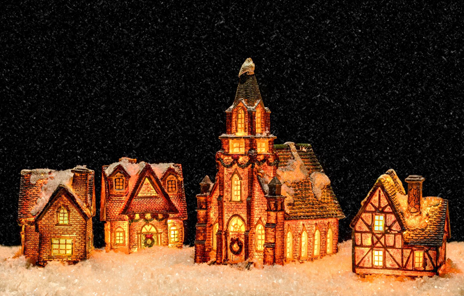 Canon EOS R sample photo. Christmas, christmas village, houses photography
