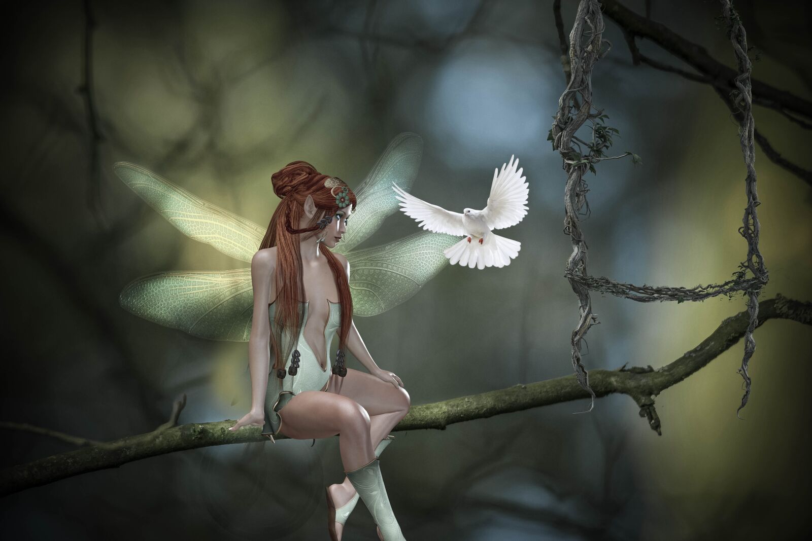 Pentax K-5 sample photo. Fantasy, world, elf photography