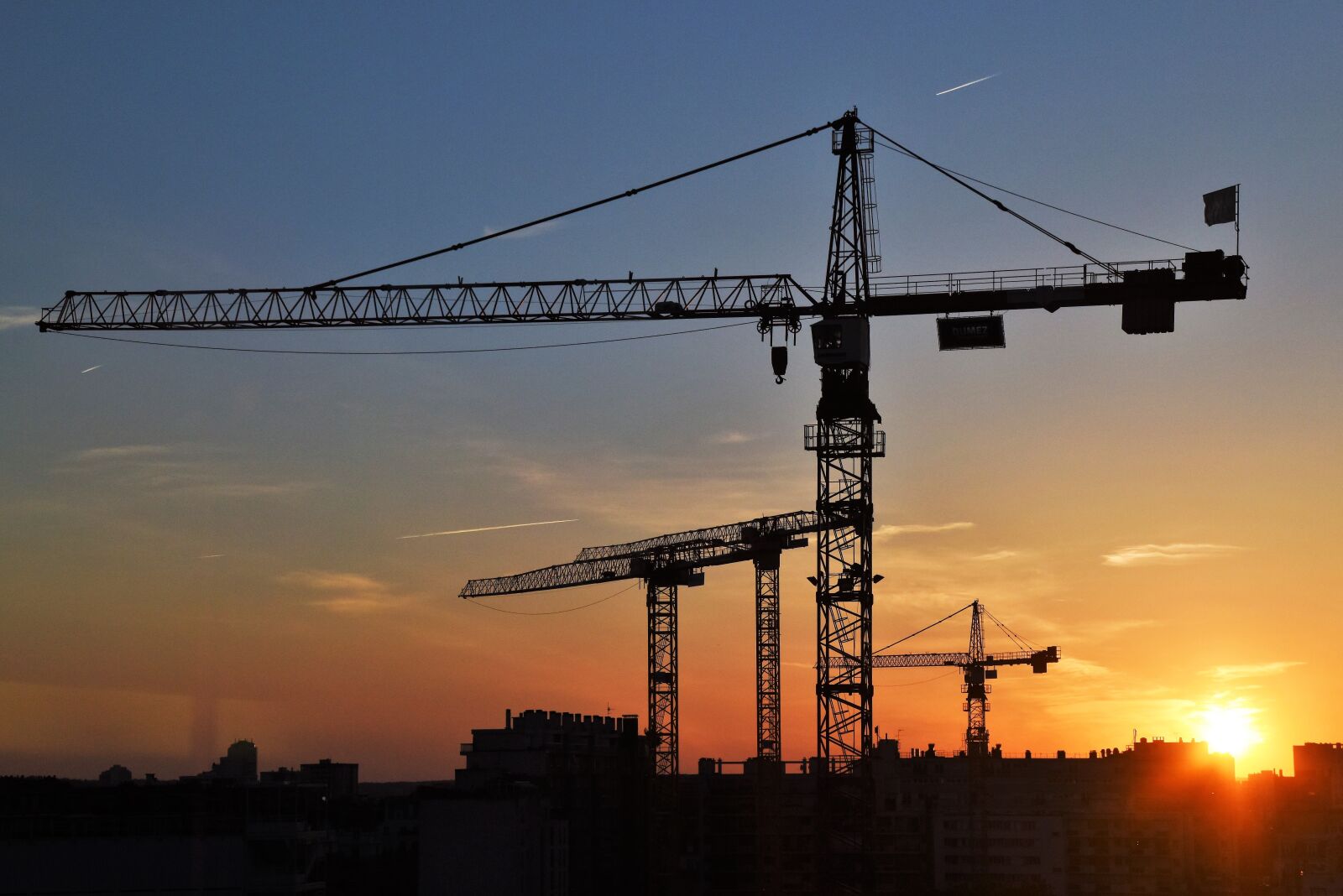 Nikon D810 sample photo. City, site, crane photography