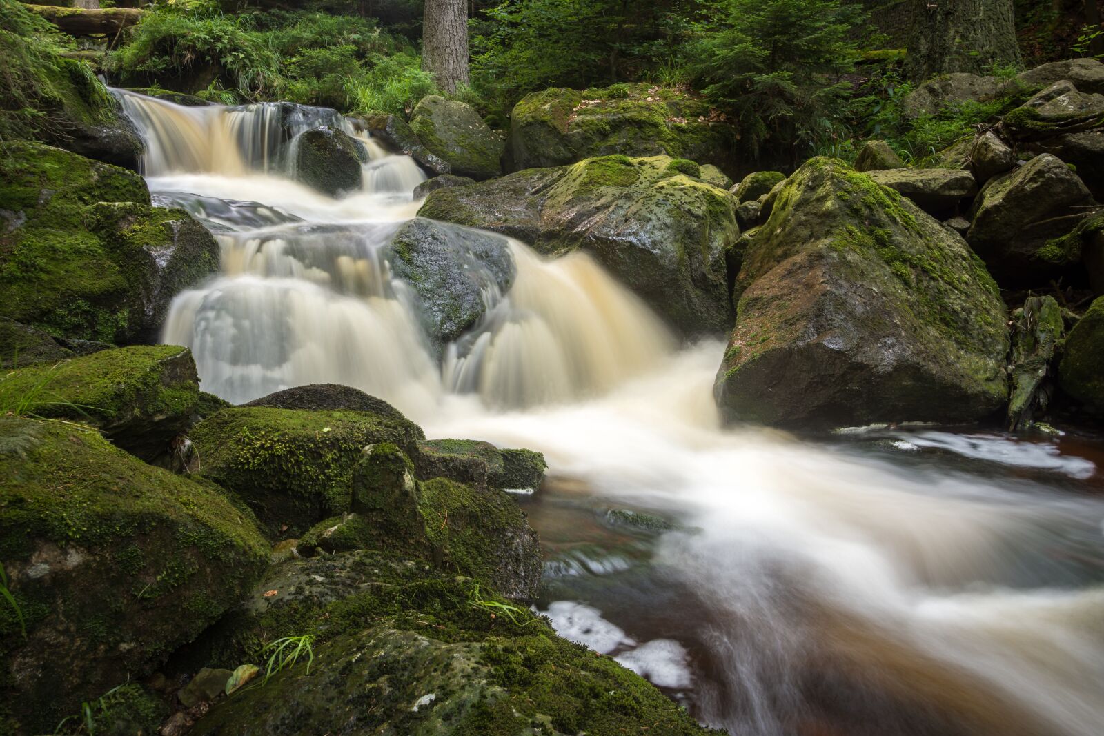 Nikon D7200 sample photo. Waterfall, long exposure, bach photography
