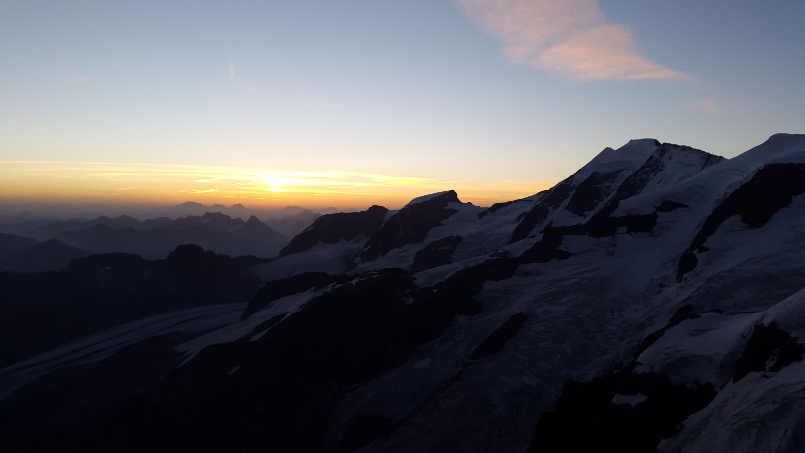 Samsung Galaxy Alpha sample photo. Sunrise, alpine, summit photography