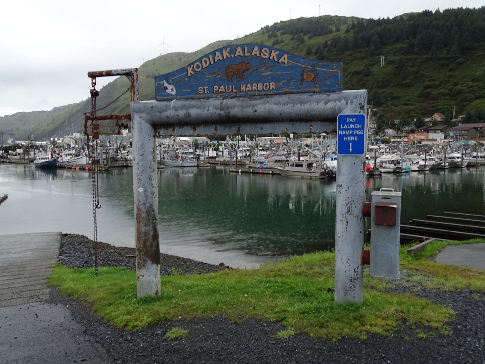 Sony Cyber-shot DSC-HX400V sample photo. Kodiak-island, harbor, alaska photography