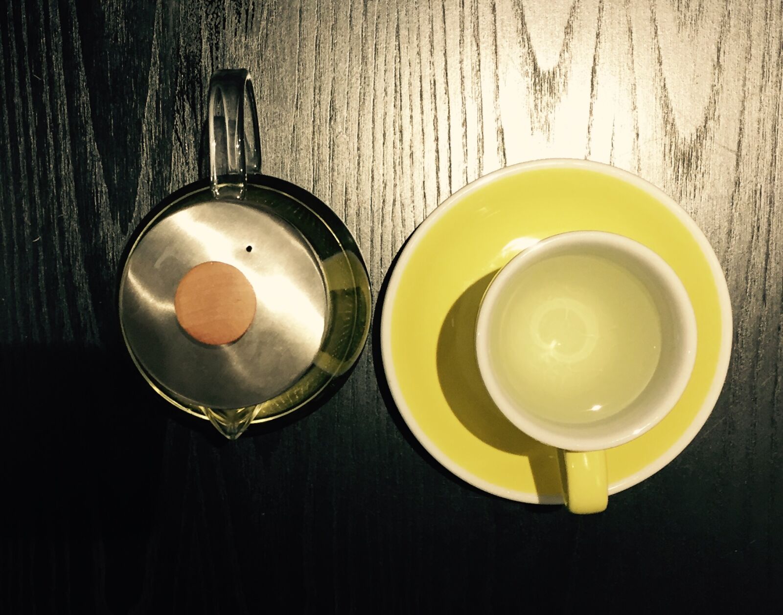 iPhone 6 back camera 4.15mm f/2.2 sample photo. Herbs, mug, tea, yellow photography