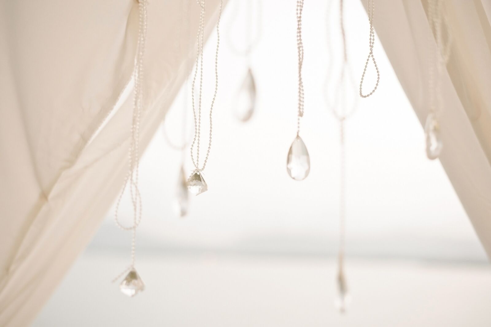 Nikon D700 sample photo. Beads, crystal, wedding decoration photography