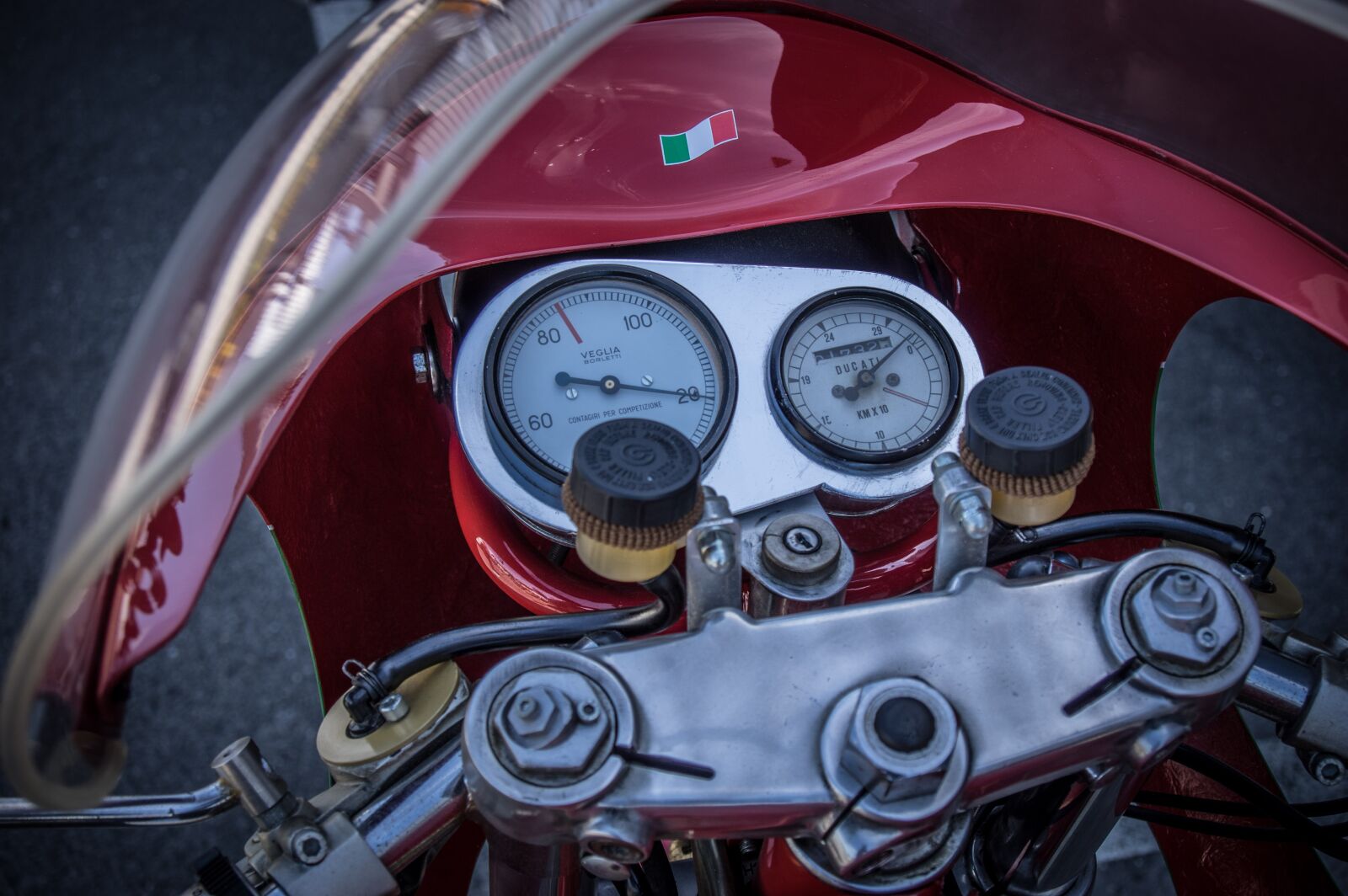Pentax K-3 sample photo. Motorcycle, cockpit, ducati photography