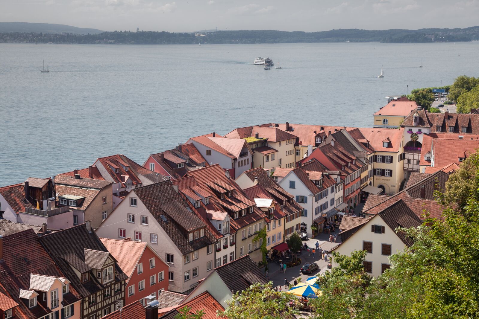 Canon EOS 5D Mark II sample photo. Meersburg, lake constance, historic photography