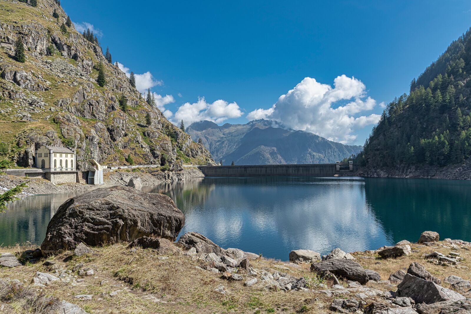 Nikon D7500 sample photo. Lake, dam, countryside photography