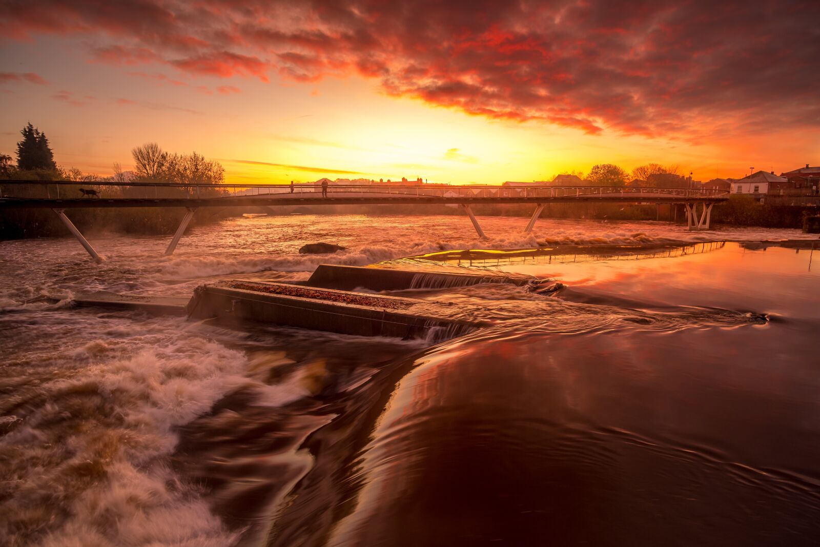 Fujifilm X-T2 sample photo. Millenium bridge, castleford, yorkshire photography