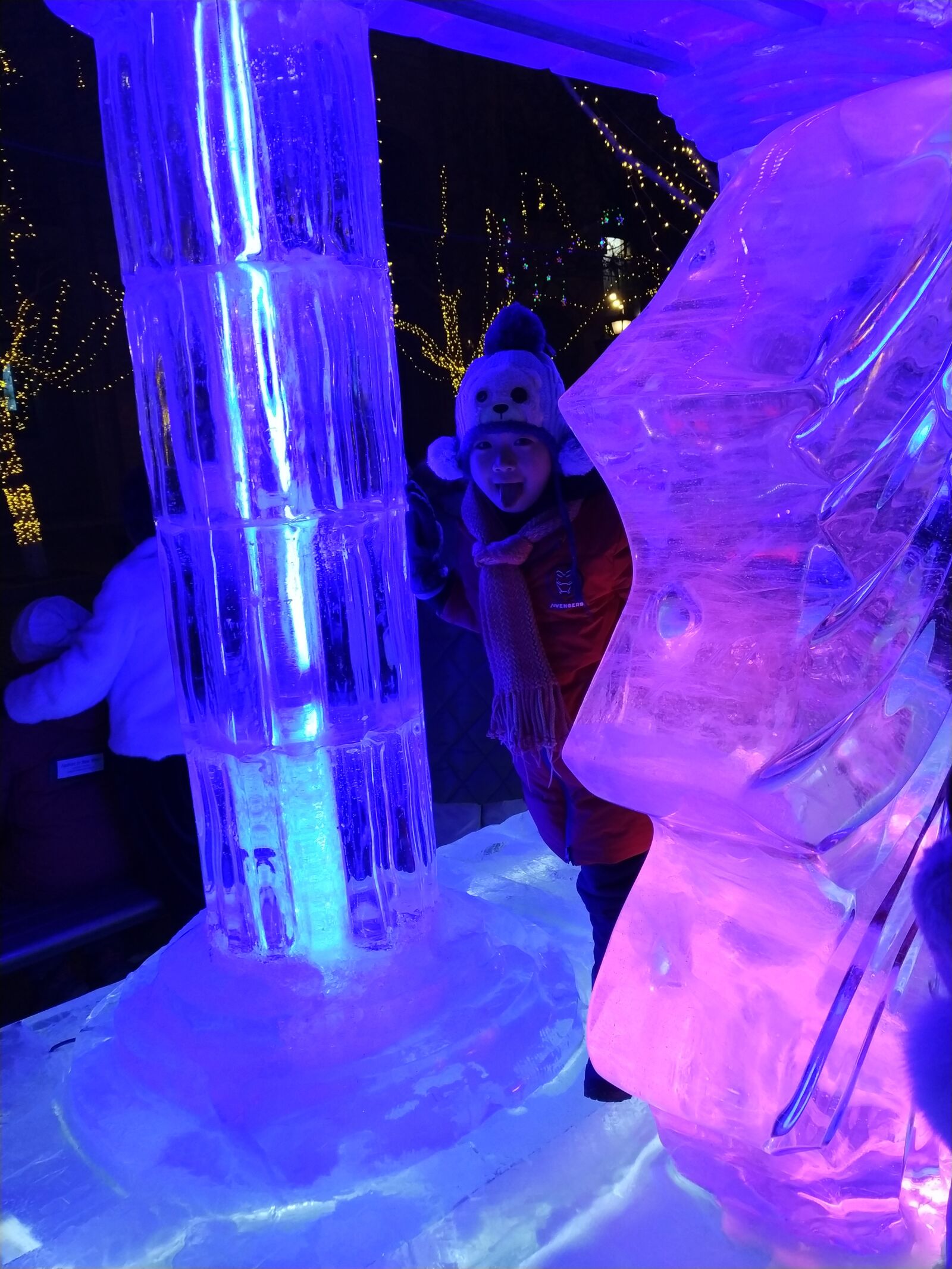 Xiaomi MI 6X sample photo. Ice sculpture, harbin, night photography