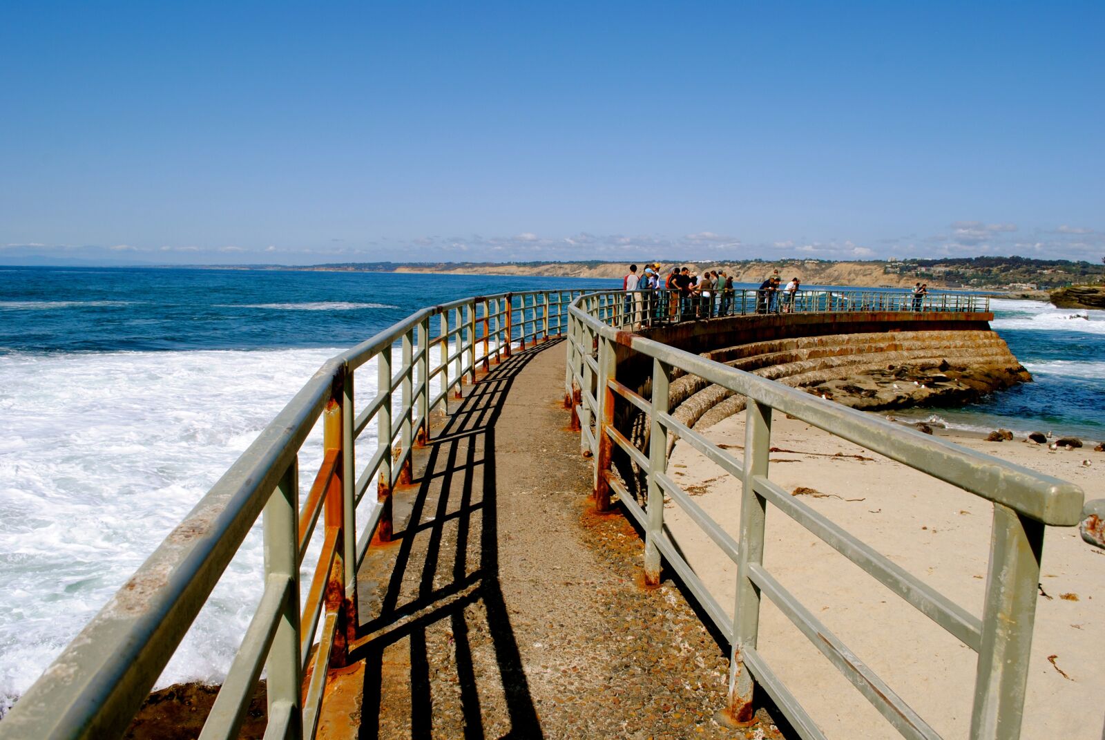 Nikon D3000 sample photo. Ocean, walk way, walk photography