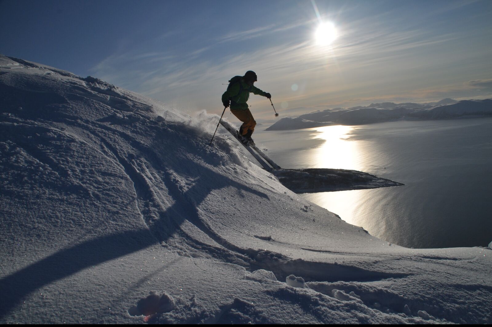 Nikon D5000 sample photo. Ski, backcountry skiiing, alpine photography