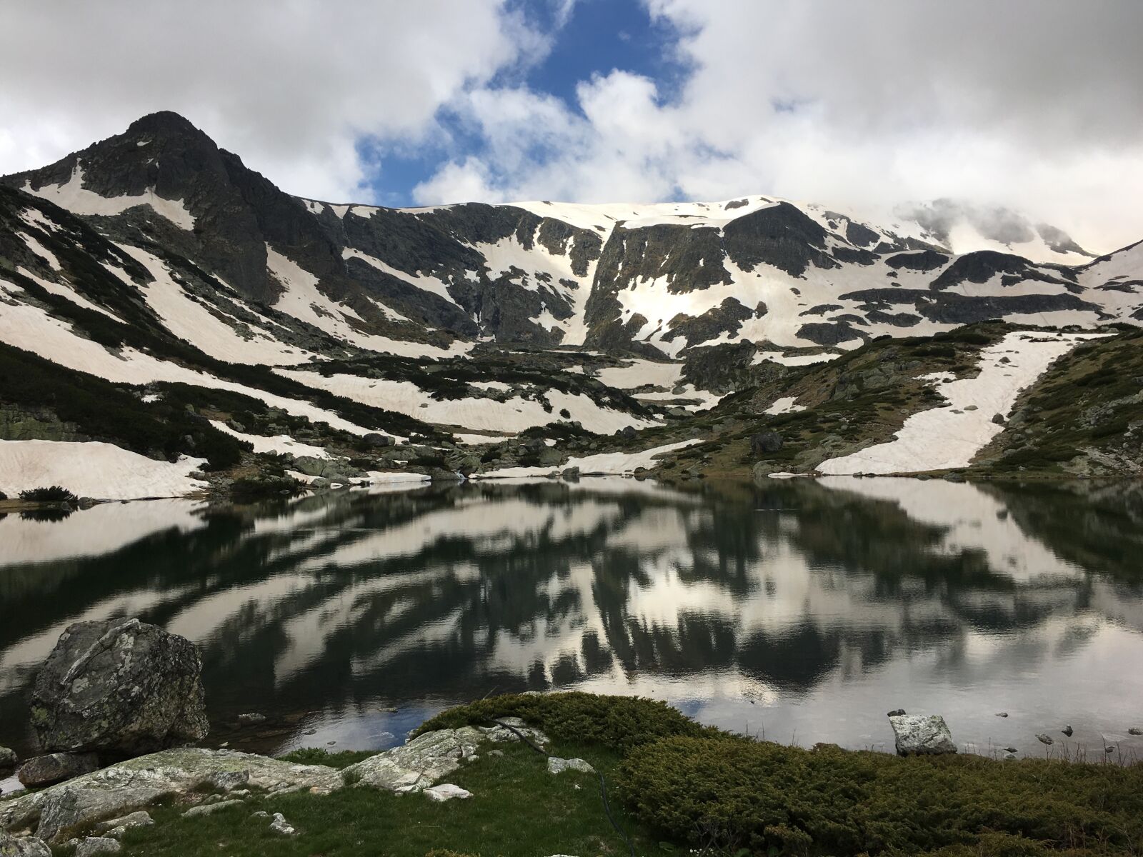 Apple iPhone 6s sample photo. Reflection, lake, mountain photography