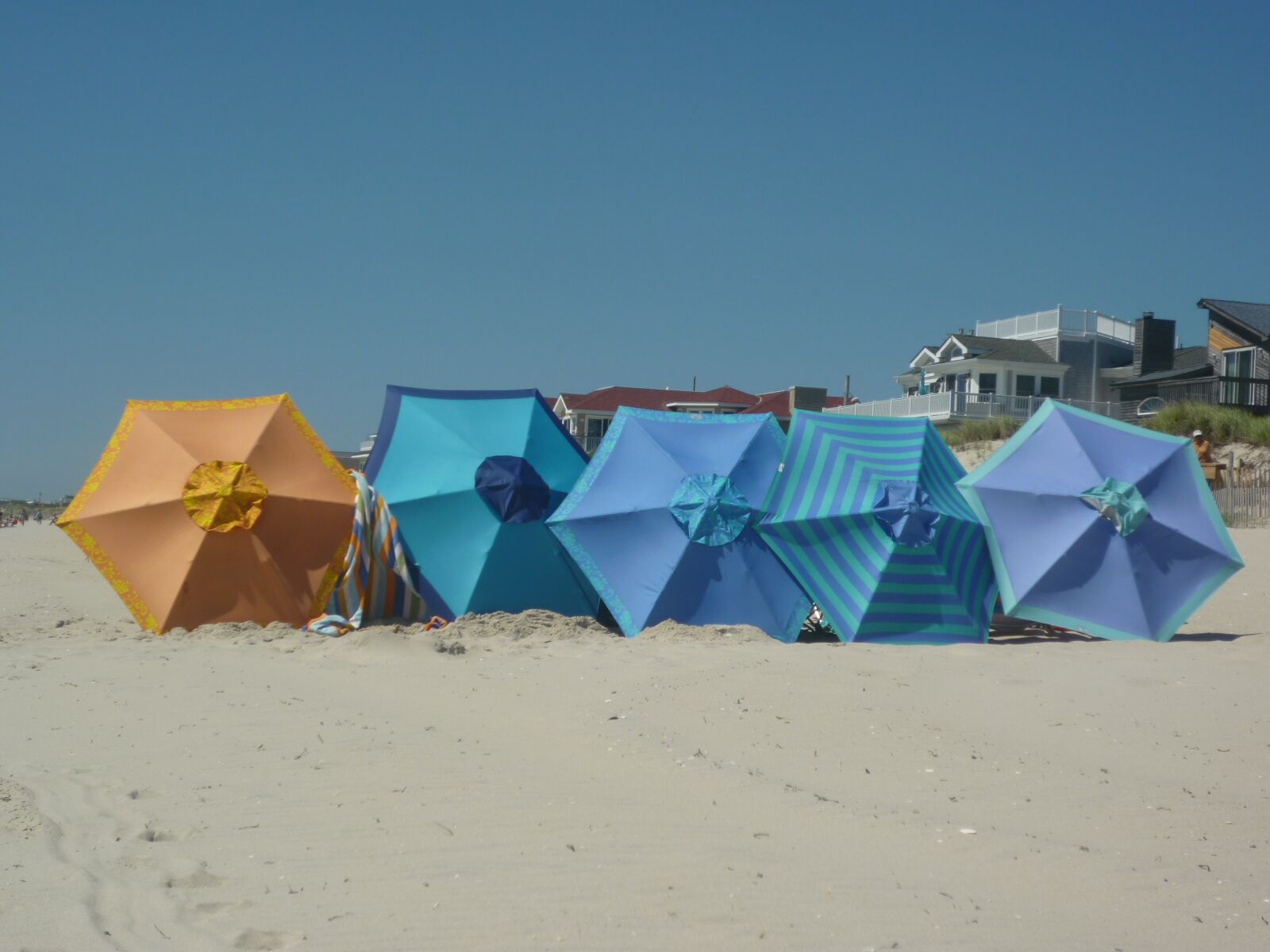 Panasonic DMC-FS15 sample photo. Beach umbrella, beach, sand photography