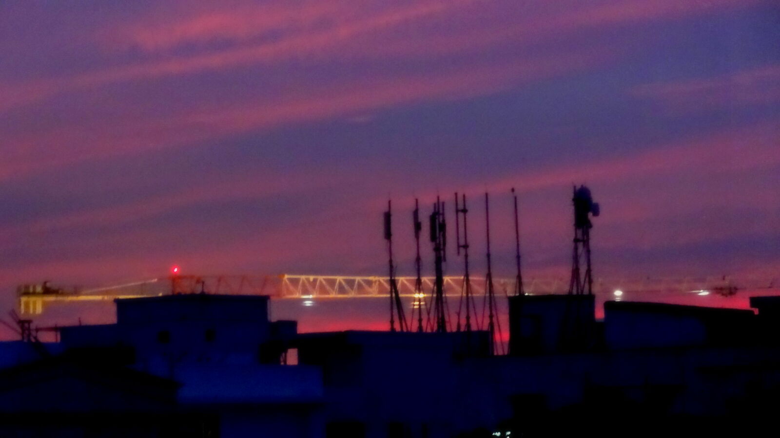 Sony Cyber-shot DSC-HX9V sample photo. Illuminated, harbor, against, sky photography