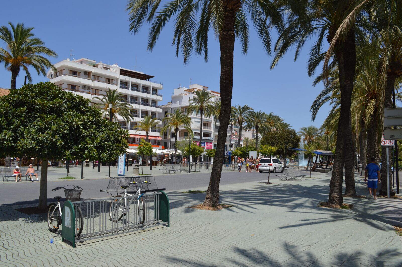 Nikon D3200 sample photo. San antonia, ibiza, town photography