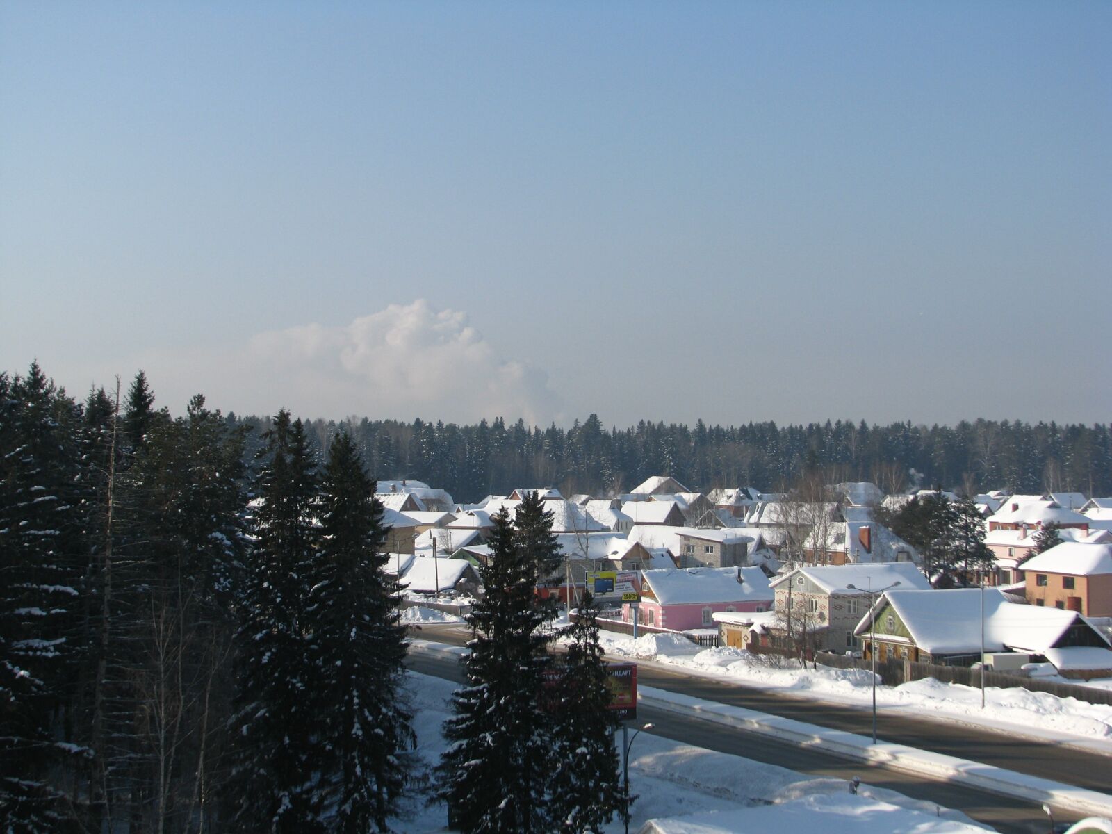 Canon POWERSHOT S5 IS sample photo. Winter, frost, forest photography