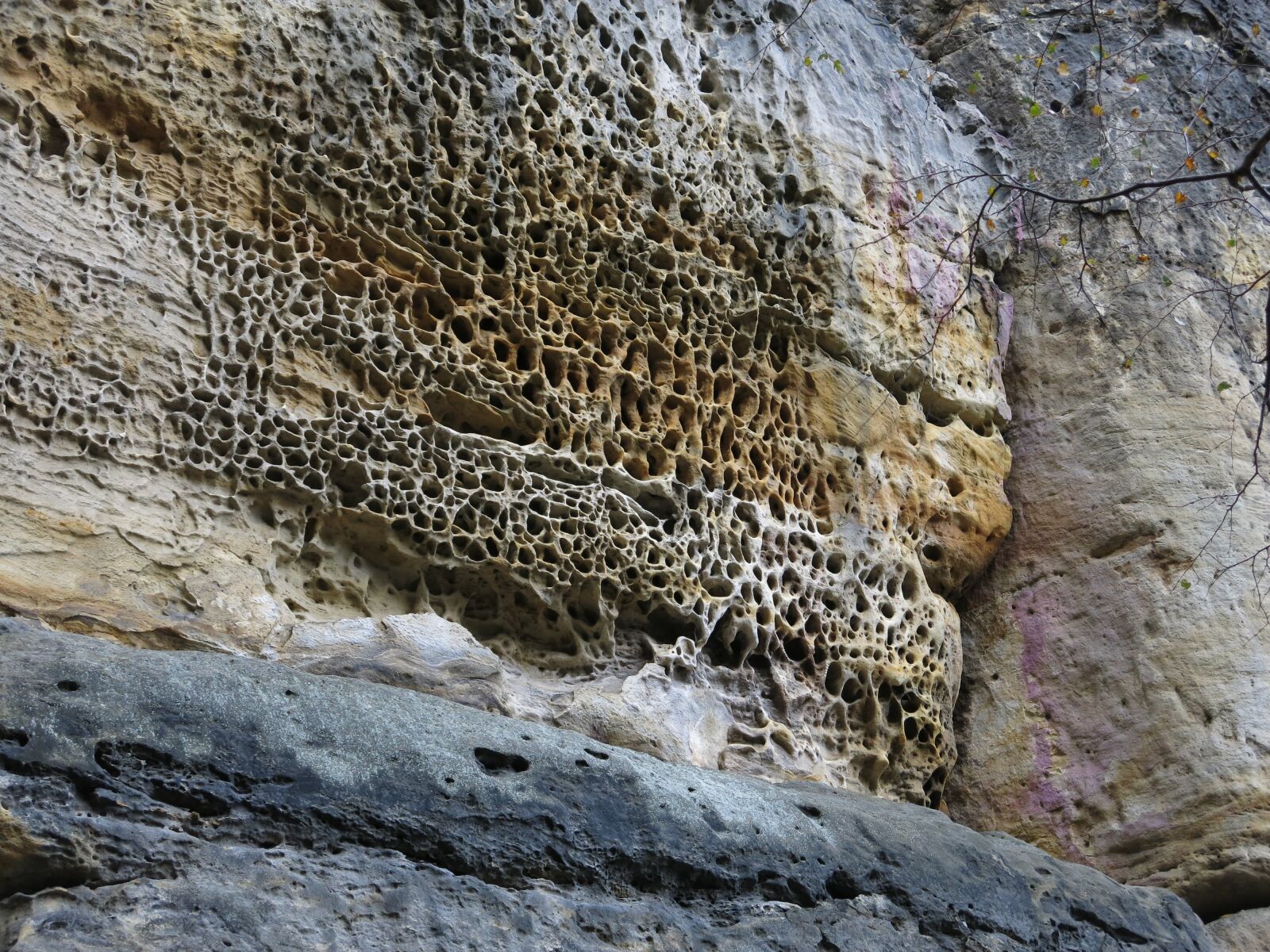 Canon PowerShot G15 sample photo. Honeycomb erosion, saxon switzerland photography