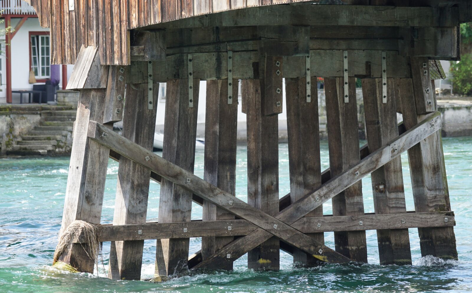 Sony ILCA-77M2 + Sony 70-400mm F4-5.6 G SSM sample photo. Wooden bridge, customs bridge photography
