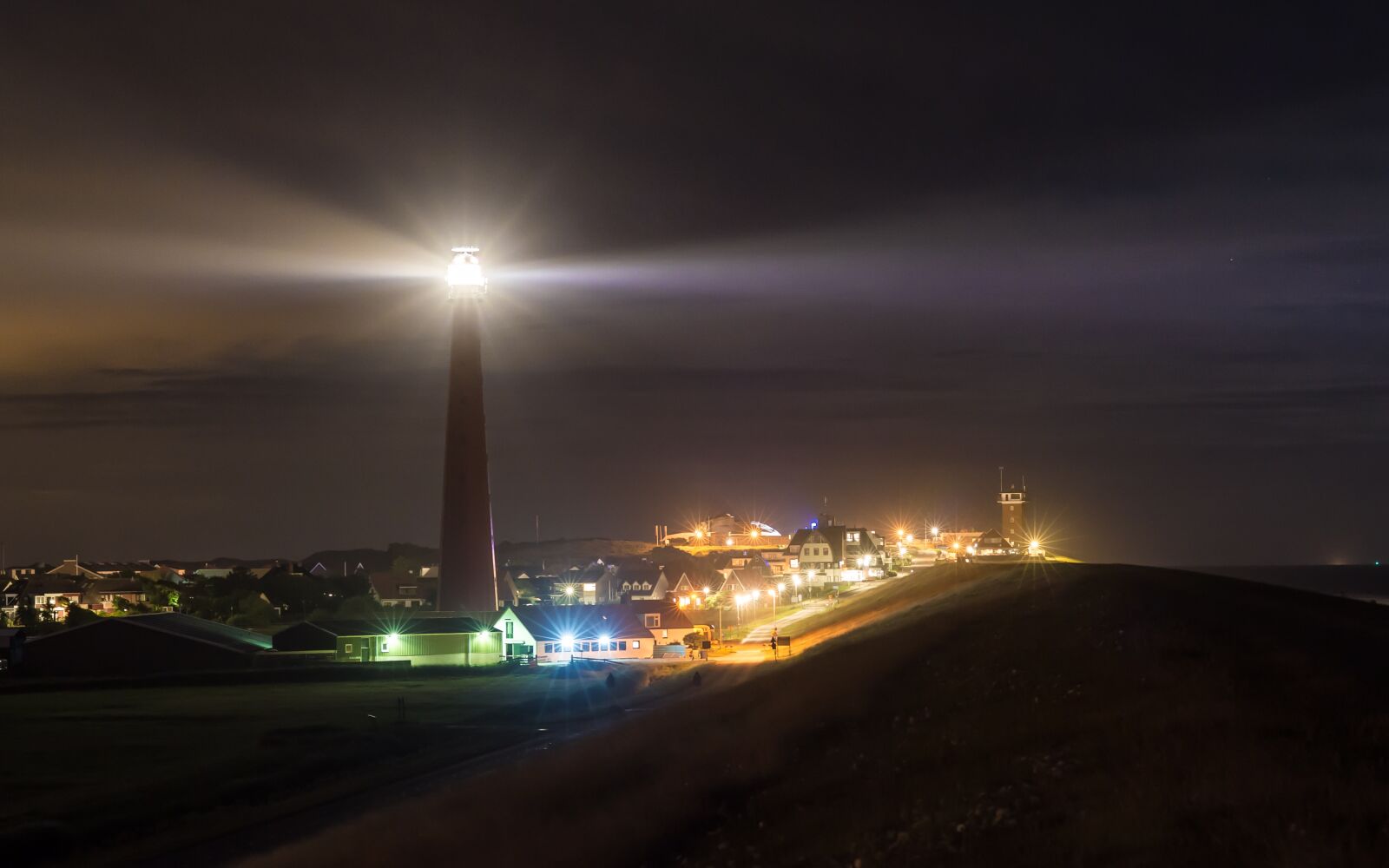Nikon D600 sample photo. Night, lighthouse, lights photography
