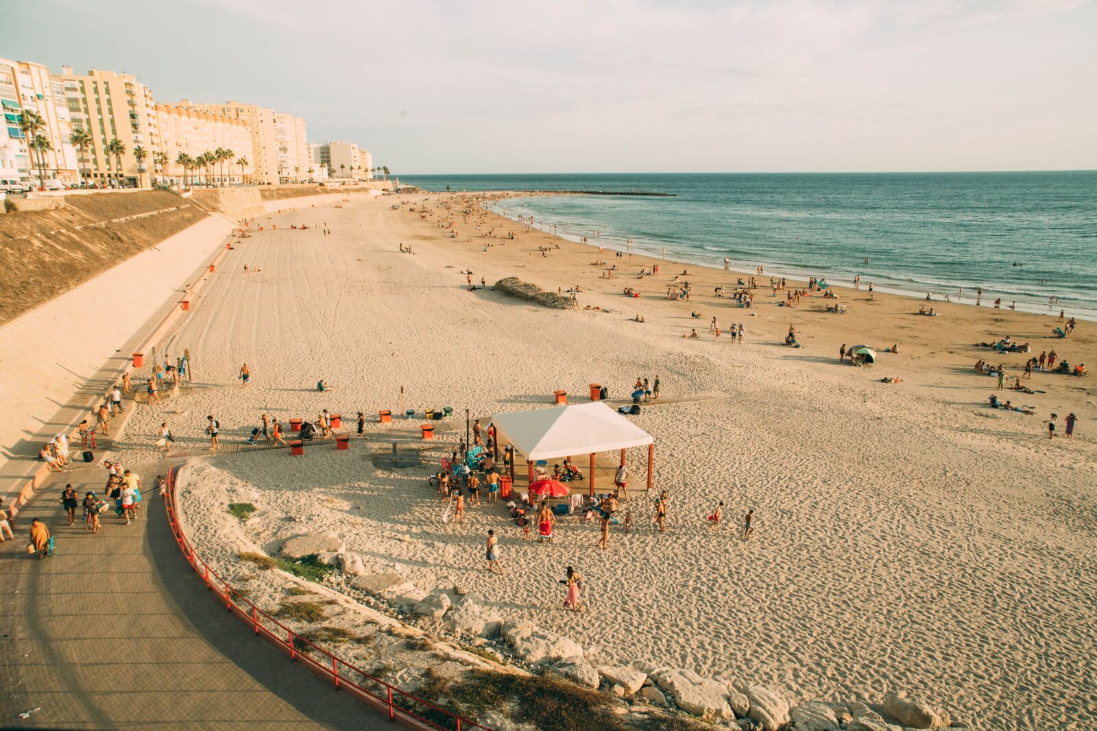 Canon EOS 6D + Canon EF 24-105mm F4L IS USM sample photo. Cadiz, spain, ocean photography
