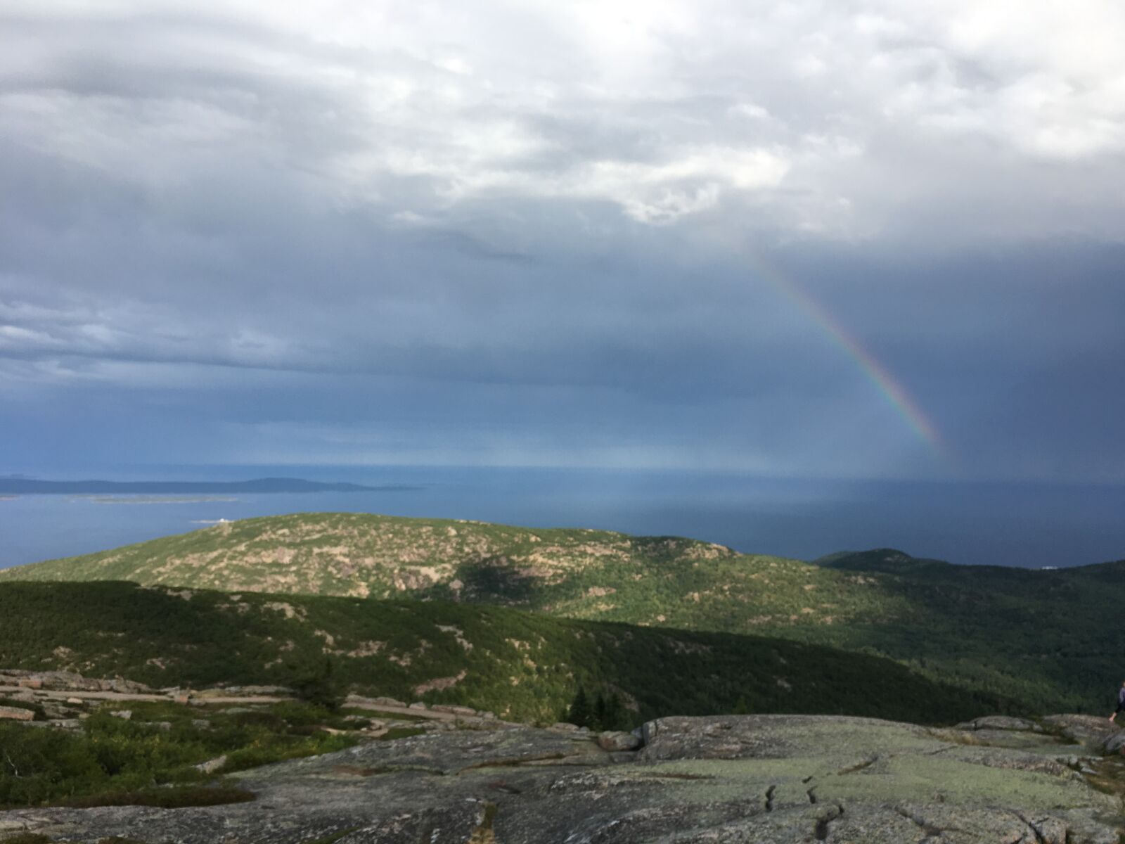 Apple iPhone 6s sample photo. Cloud, mountain, maine photography
