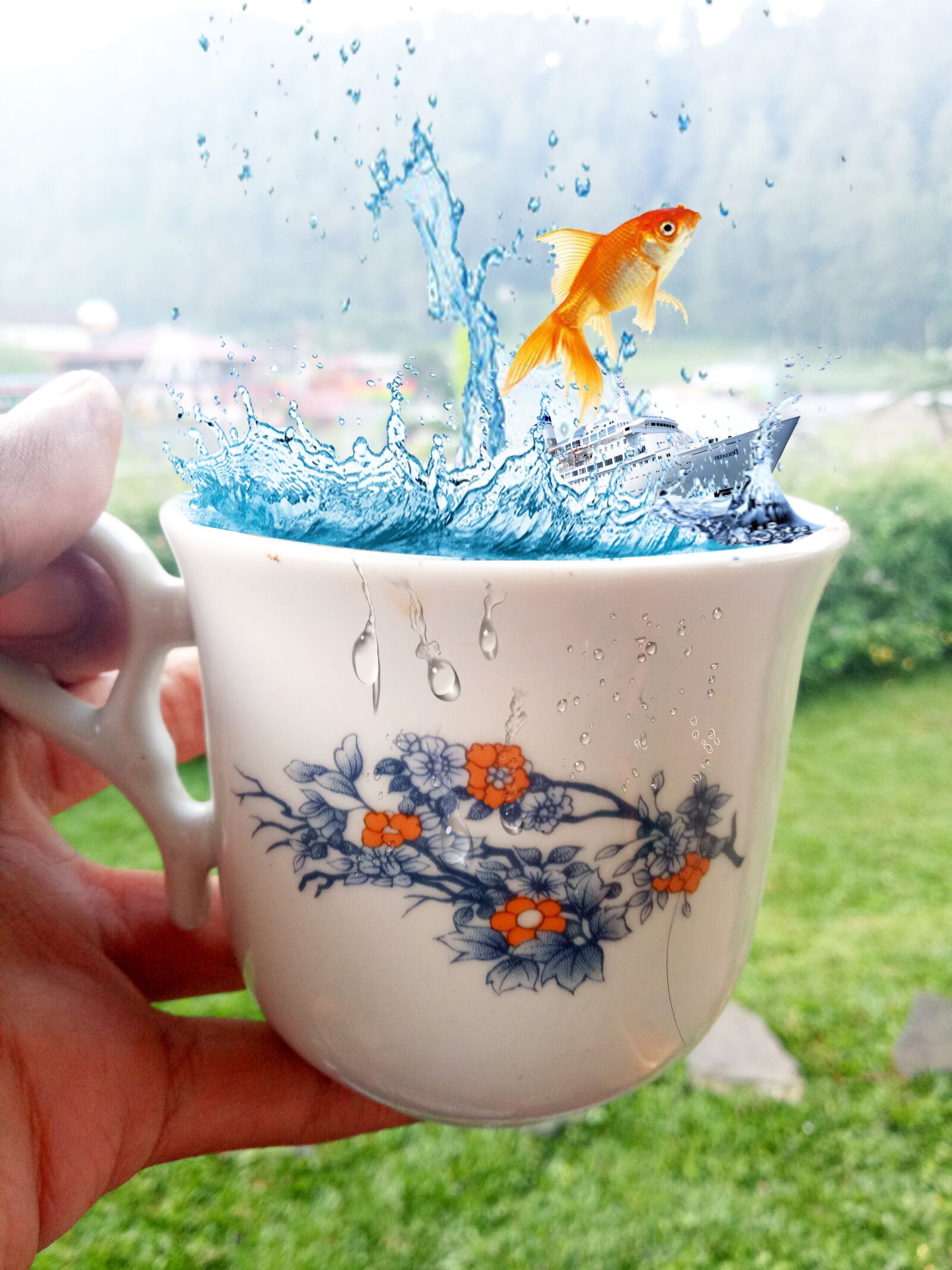 OPPO A1601 sample photo. Design, art, fish photography