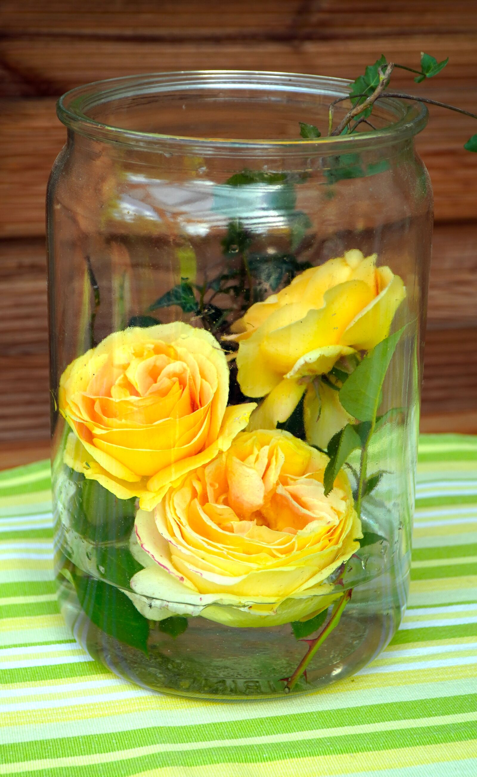 Sony E PZ 18-105mm F4 G OSS sample photo. Rose, glass, vase photography