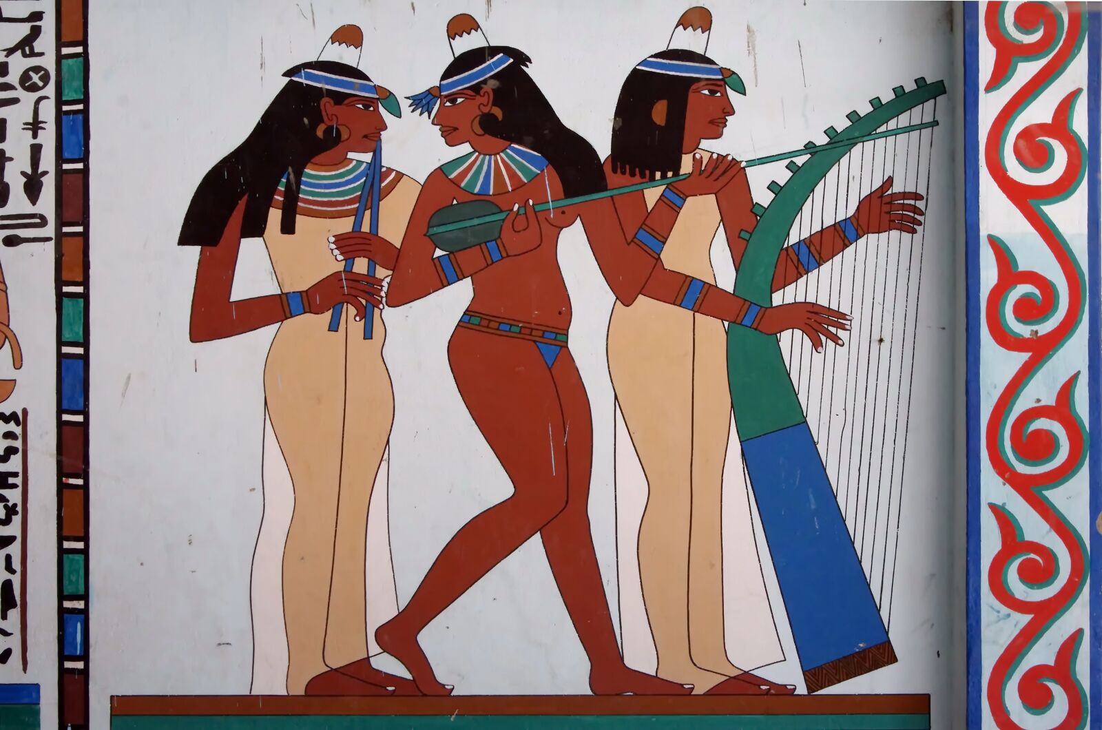 Pentax K-5 sample photo. Egypt, fresco, mural photography
