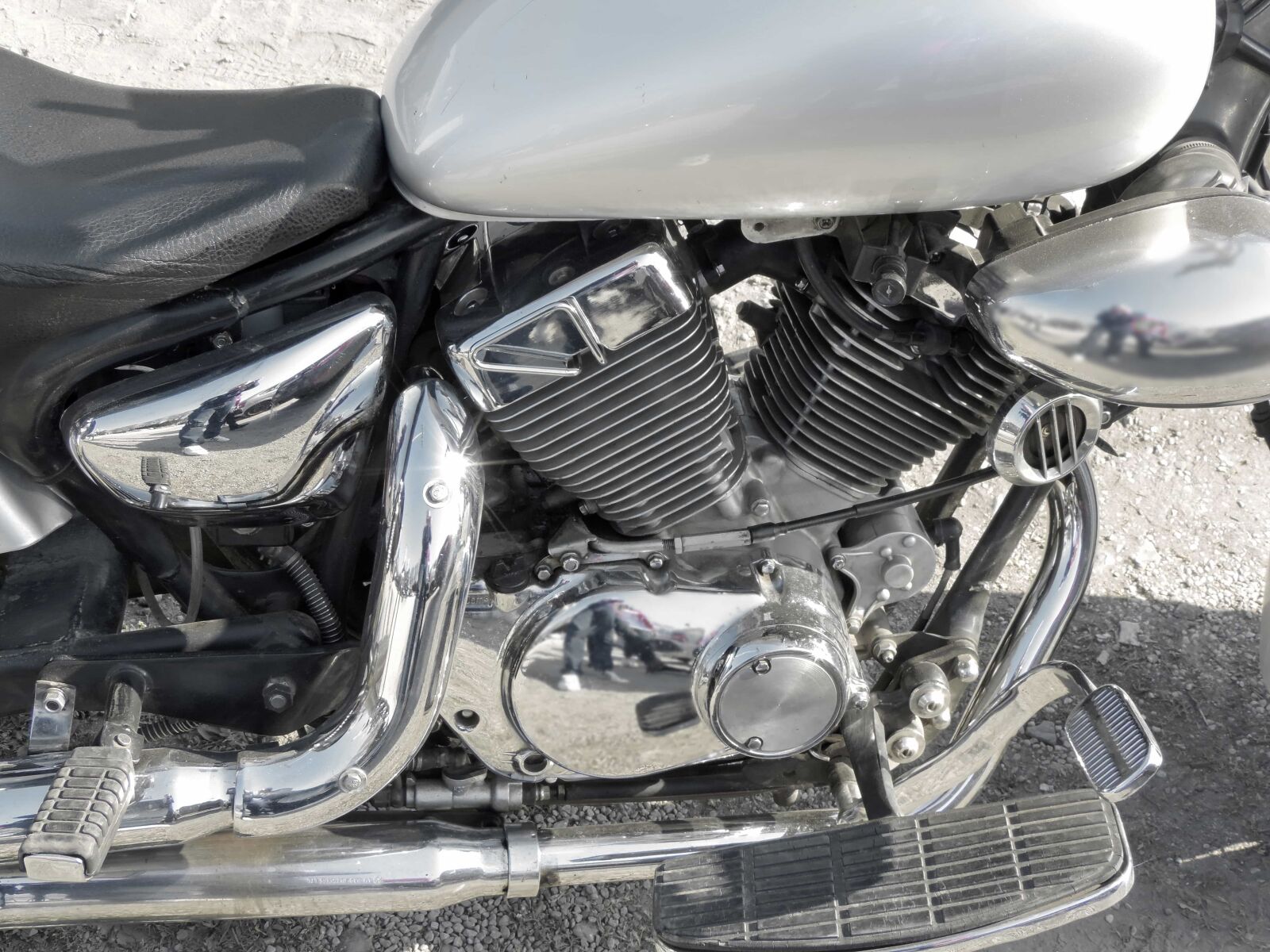 Nikon Coolpix P520 sample photo. Chrome, engineering, metallic, motorcycle photography
