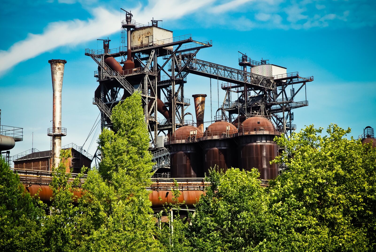 Olympus OM-D E-M10 sample photo. Architecture, industry, factory building photography