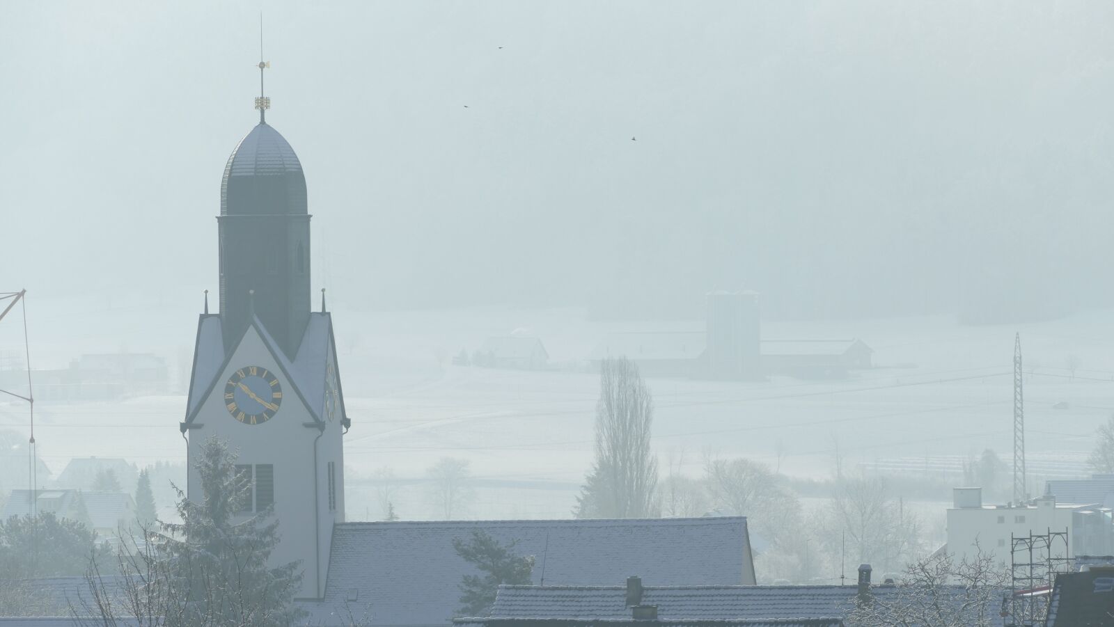 Panasonic Lumix DMC-FZ1000 sample photo. Church, otelfingen, winter photography
