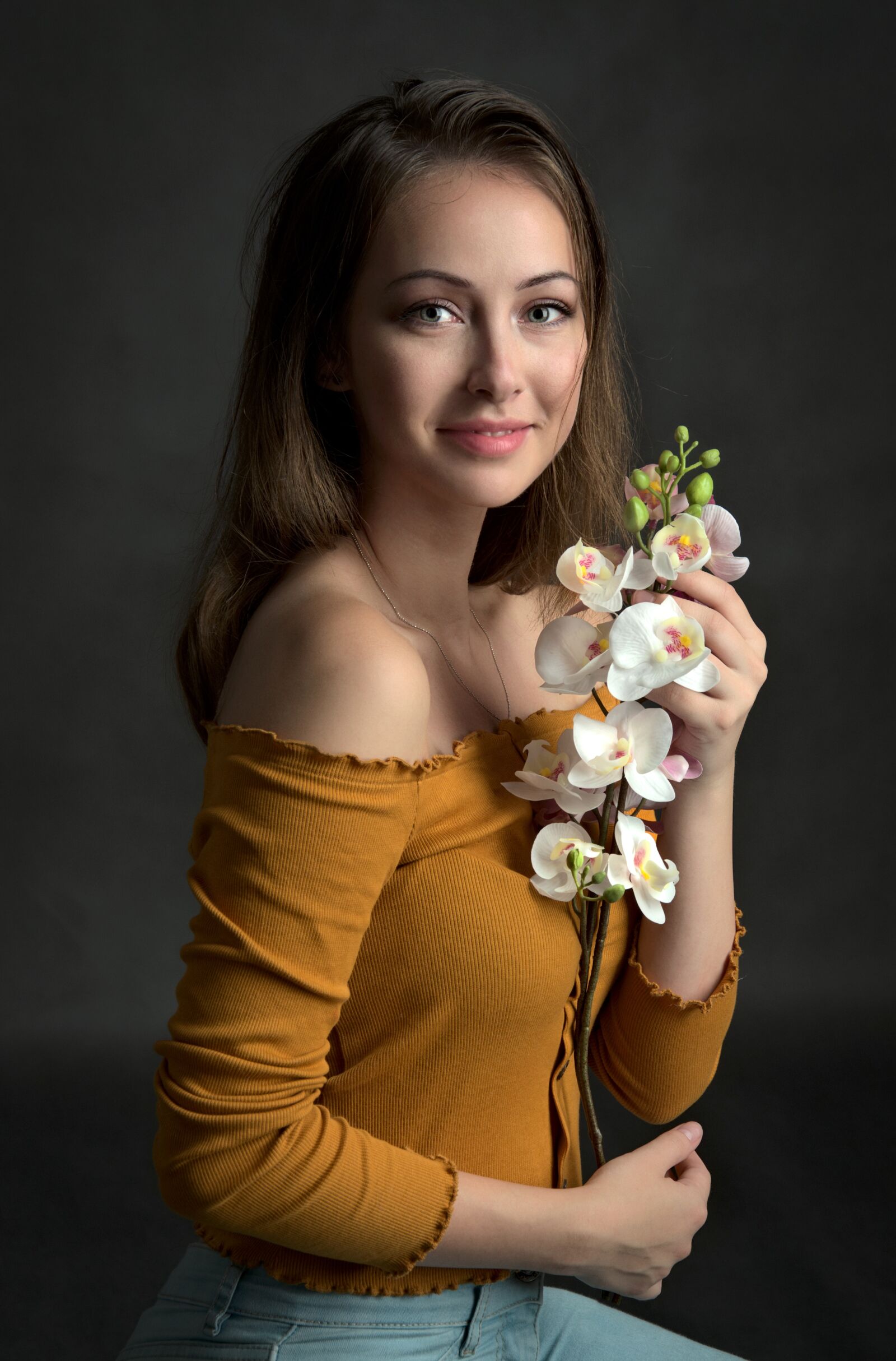 Nikon D7000 sample photo. Girl, flower, beauty photography