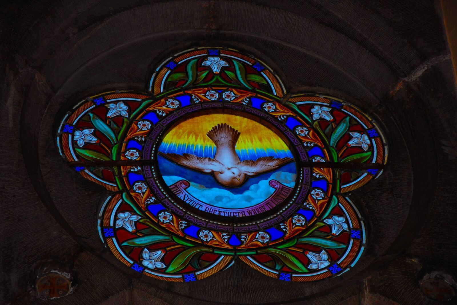 Nikon D200 sample photo. Ireland, church, rose window photography