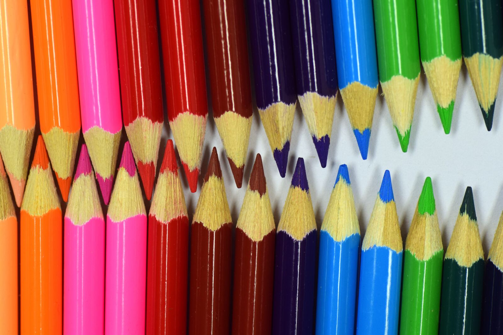 Nikon D3300 sample photo. Colored pencil, color, close photography