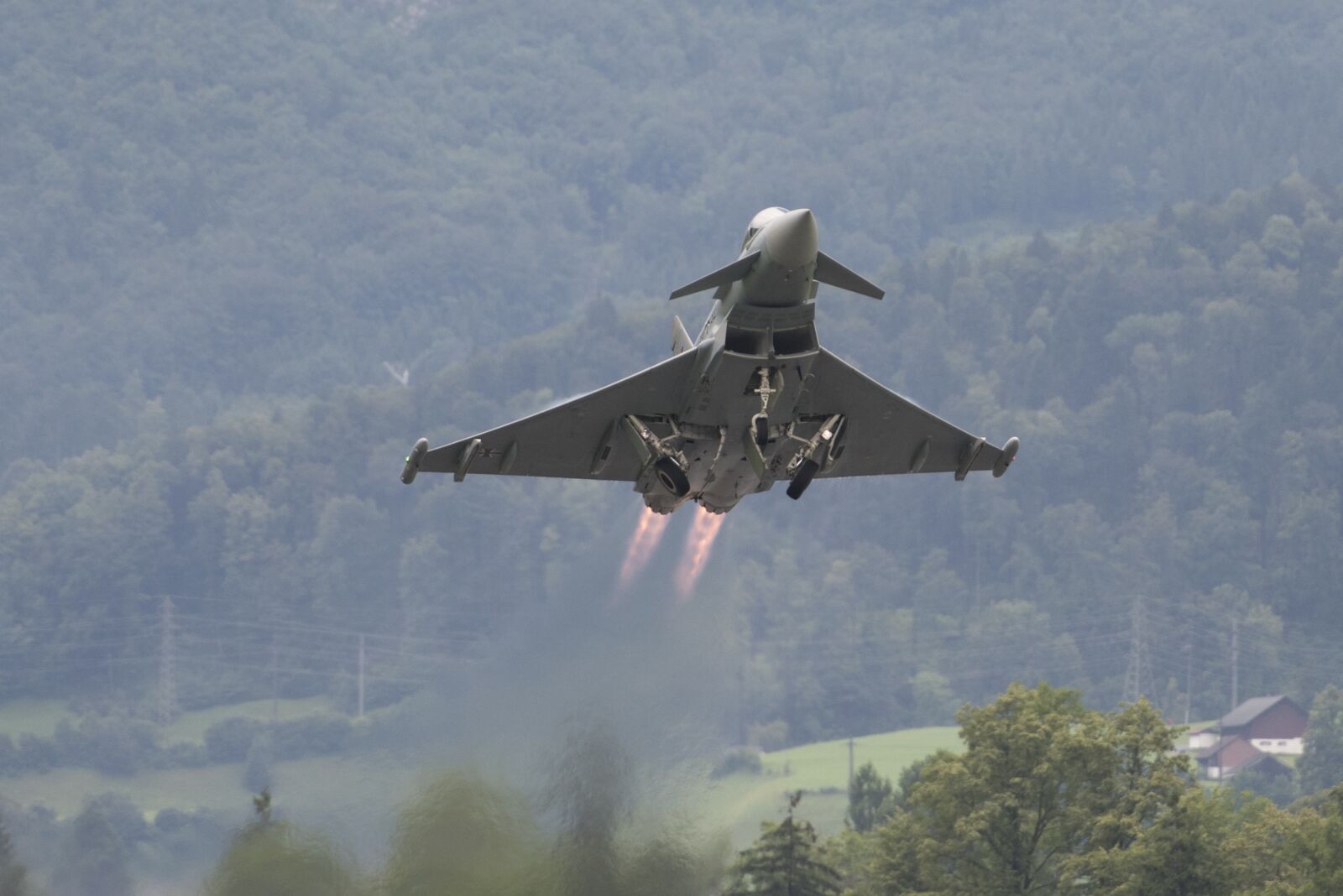 Nikon D810 sample photo. Eurofighter, flugshow, aircraft photography