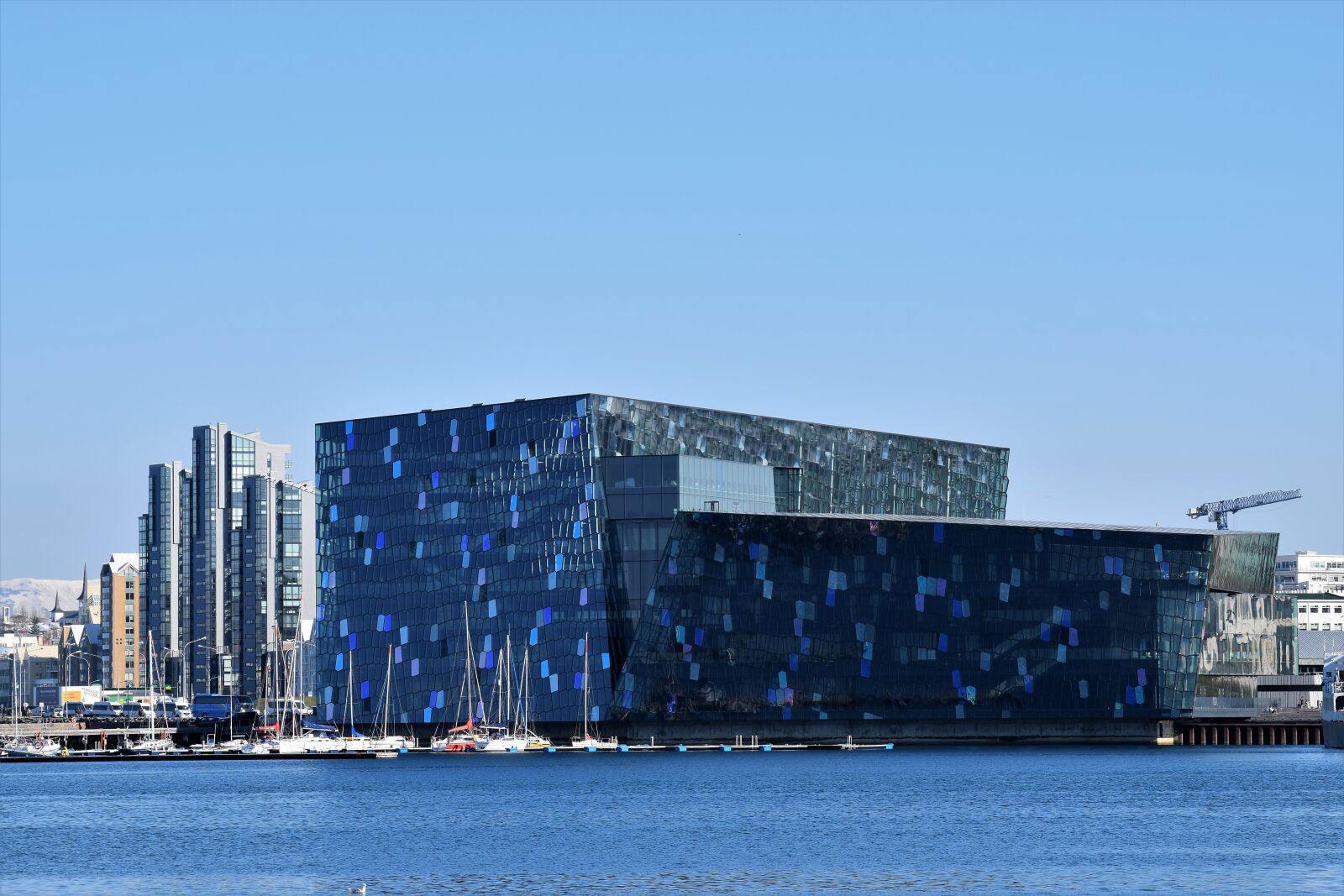 Nikon D3300 sample photo. Harpa, reykjavik, harbour photography
