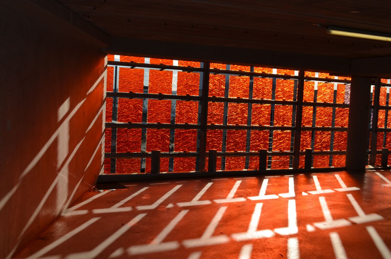 Nikon D5100 sample photo. Garage, light, effects photography
