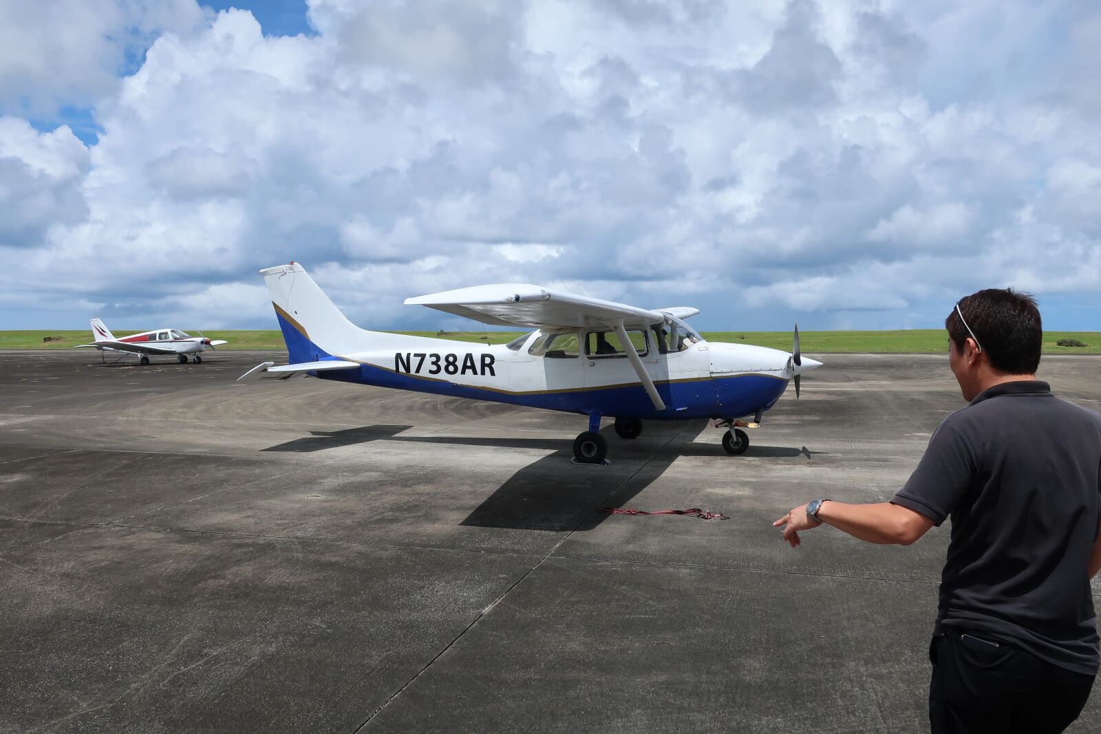 Canon PowerShot G9 X Mark II sample photo. Guam, sky, airplane photography
